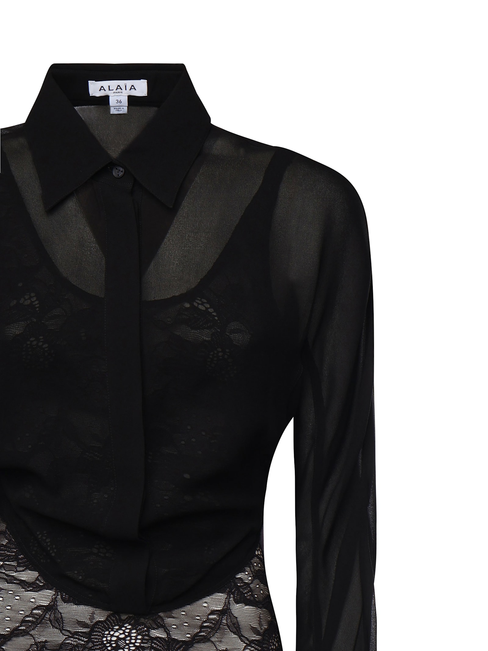 Alaïa Alaia Women Layer Bodyshirt In Balck