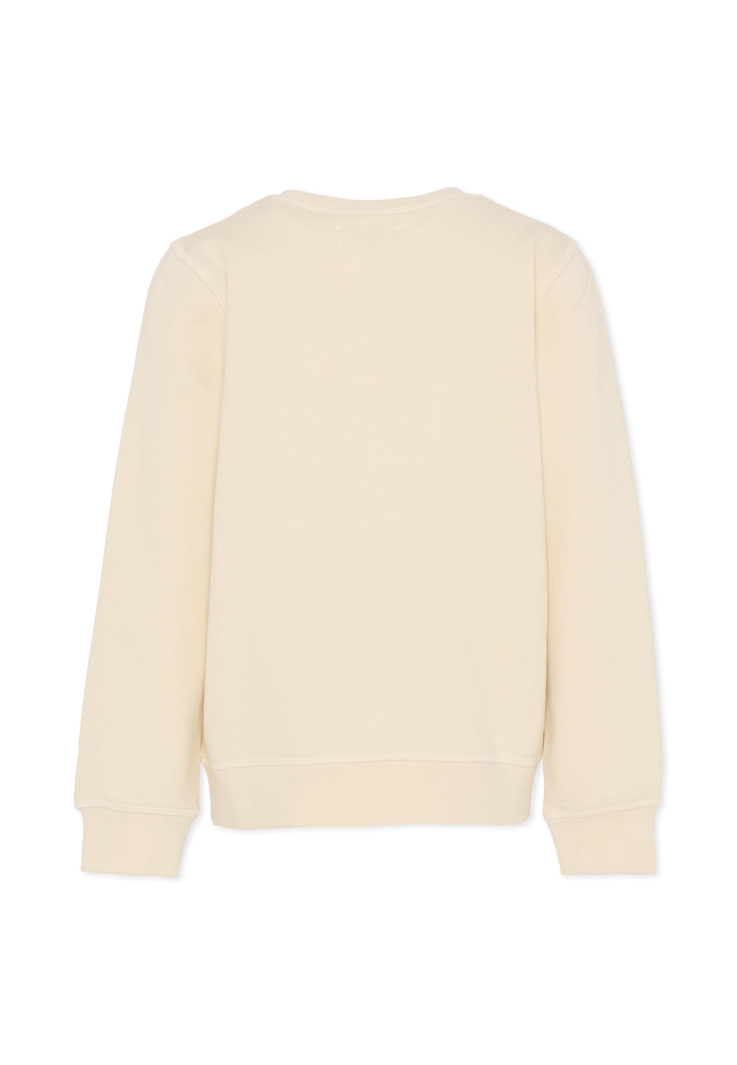 Zadig & Voltaire Beige Sweatshirt For Kids With Logo In Nude