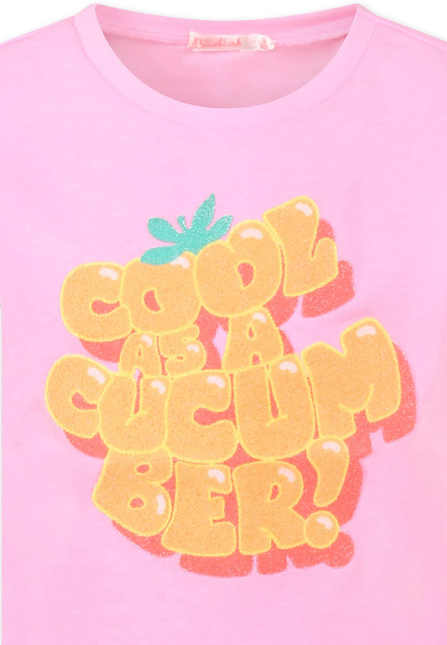 Billieblush Pink T-shirt For Girl With Writing