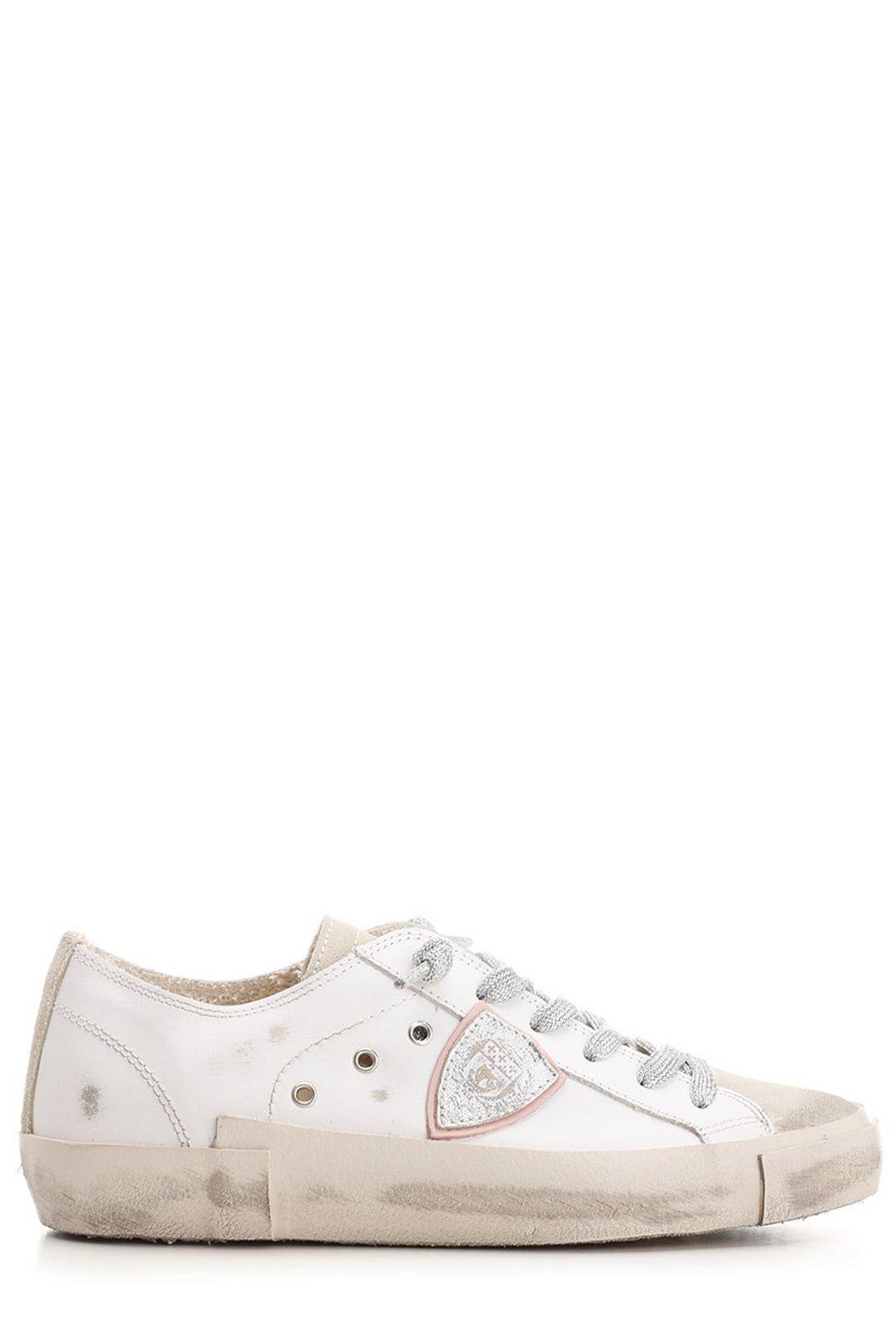 Philippe Model Logo-patch Lace-up Sneakers