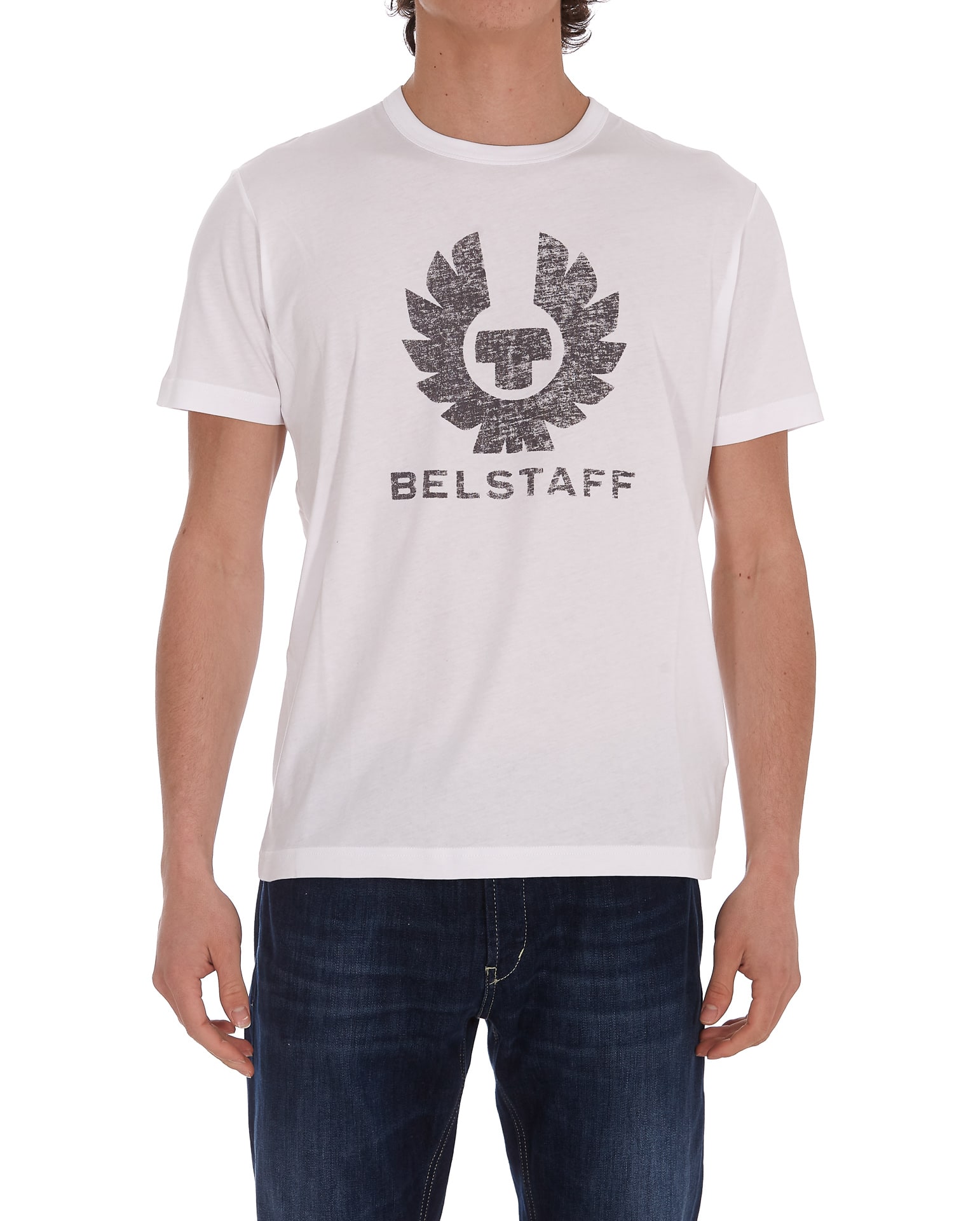 BELSTAFF LOGO T-SHIRT,71140318 J61N010310000