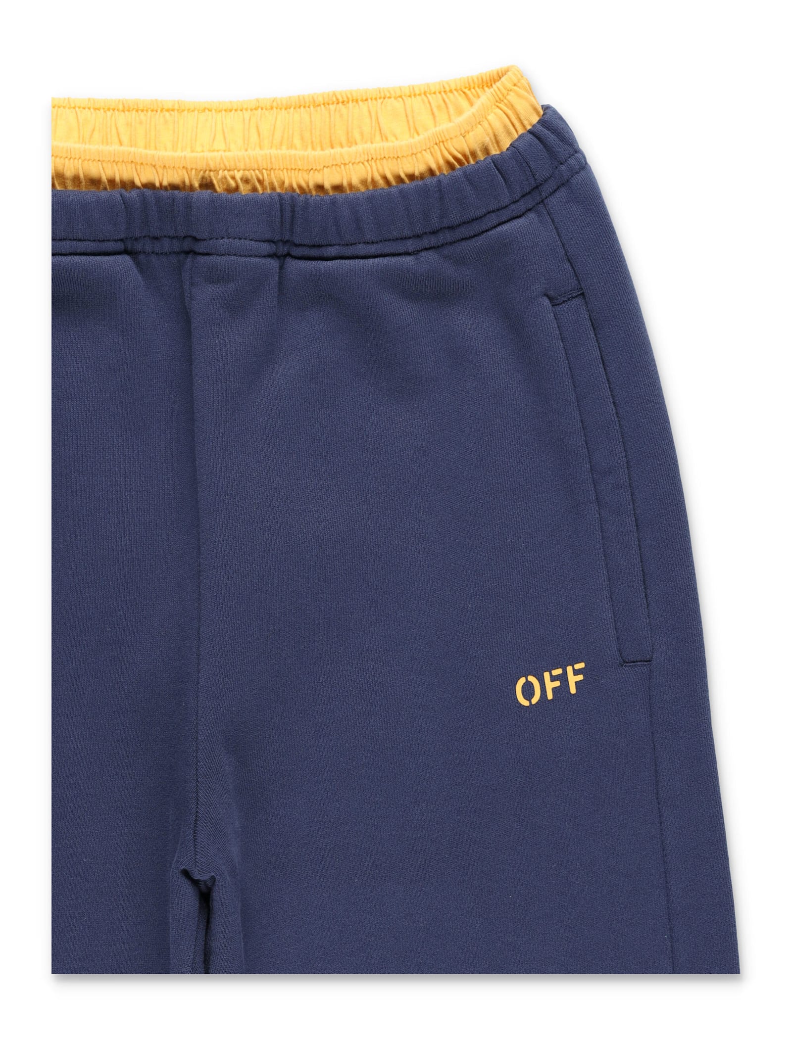 Off-white Drawstring Sweatpants In Blue