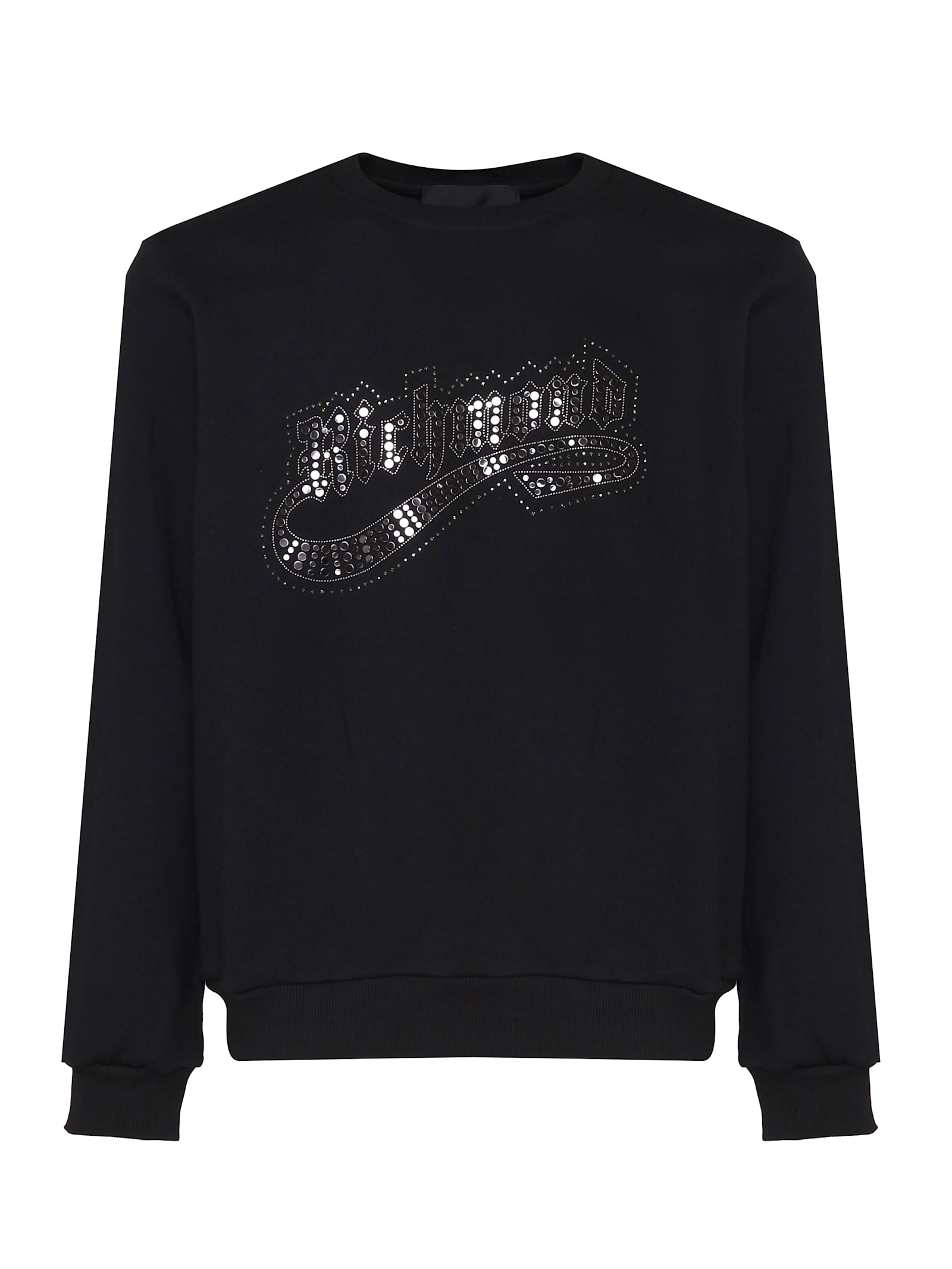 Shop John Richmond Knit-sweater In Cotton In Black