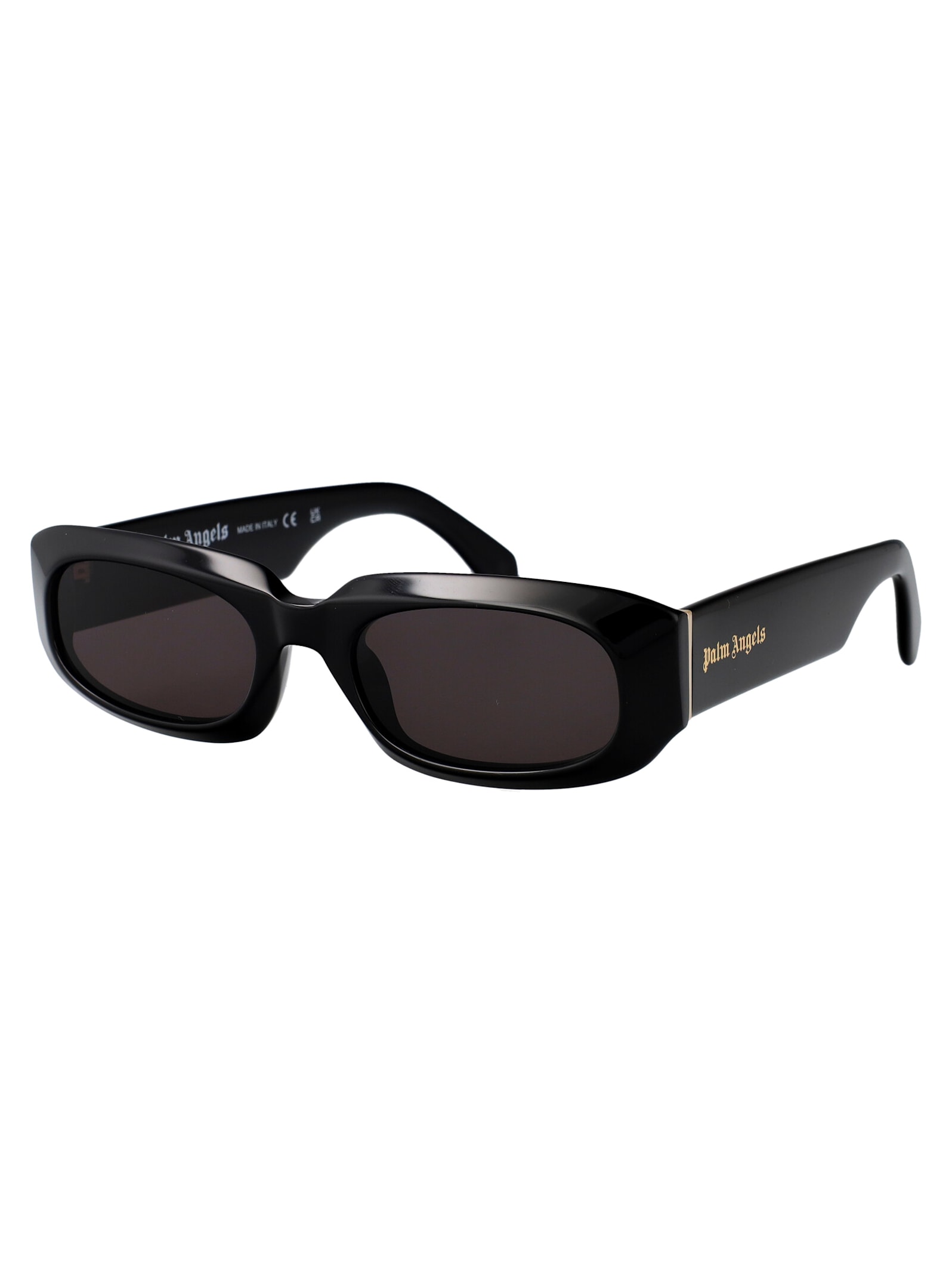 Palm Angels Noah Sunglasses In Black Dark Grey