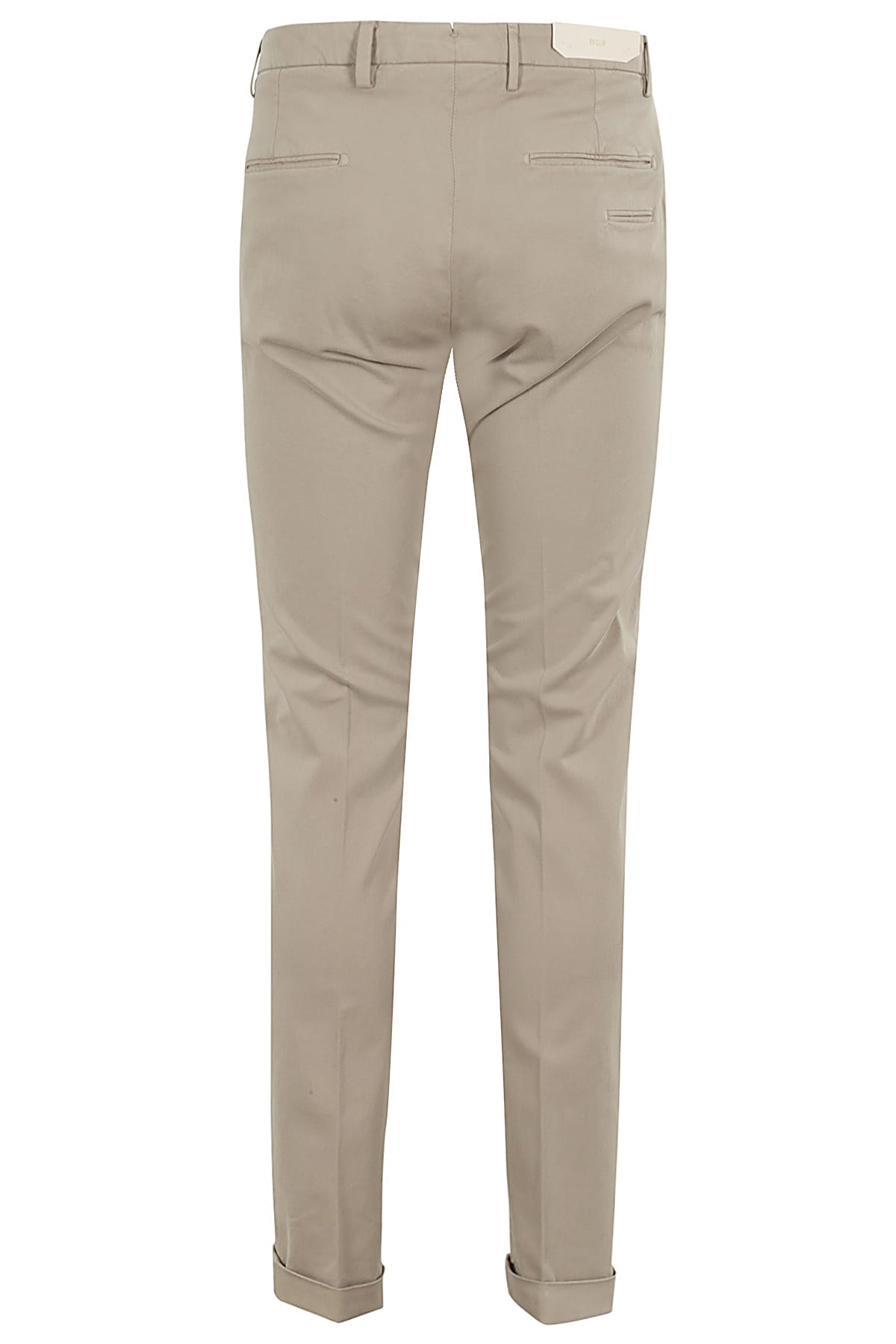 Shop Briglia 1949 Pant Ventre Piatto Raso Di Cot In Beige