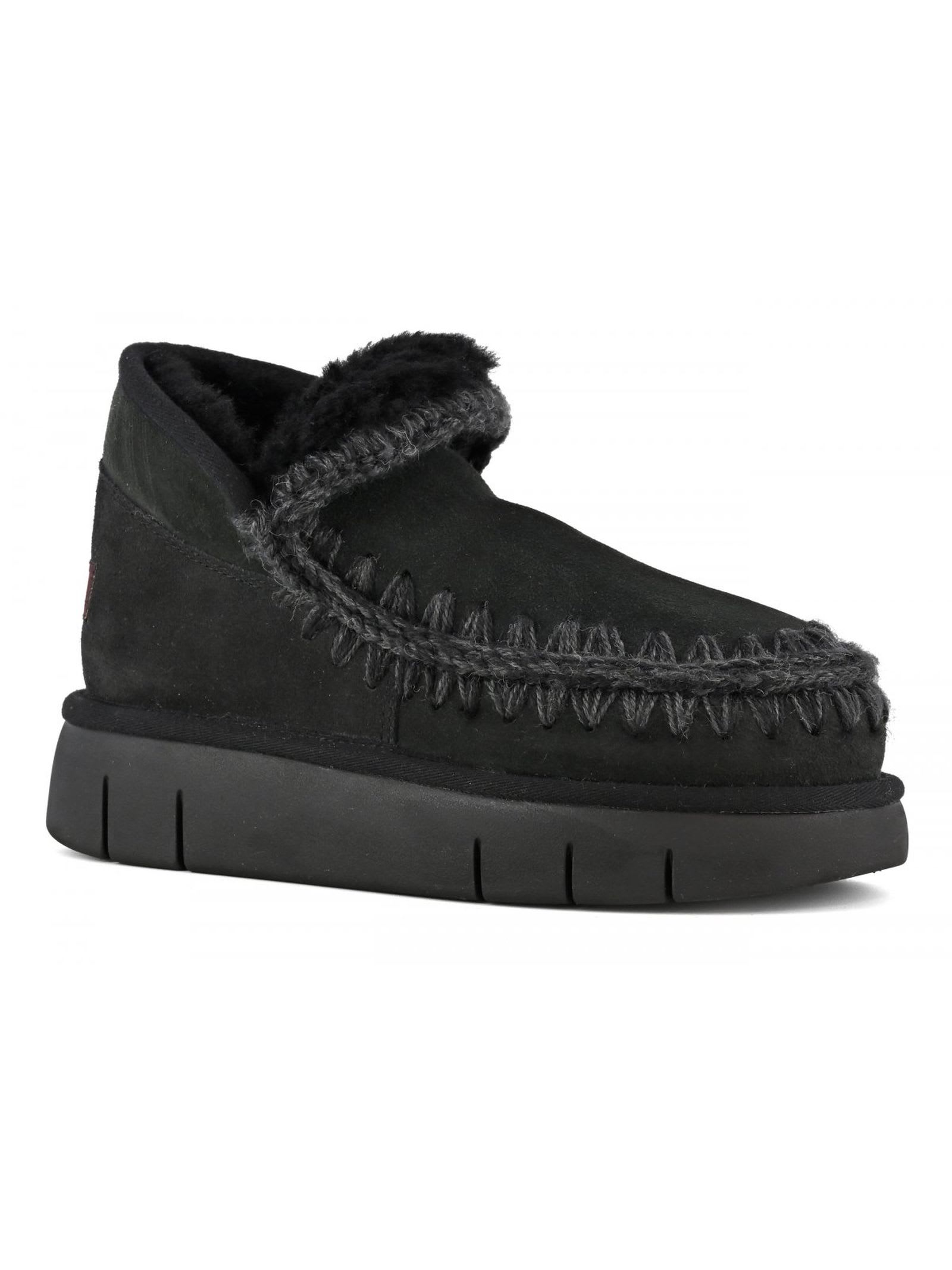 Shop Mou Black Eskimo Bounce Sneaker