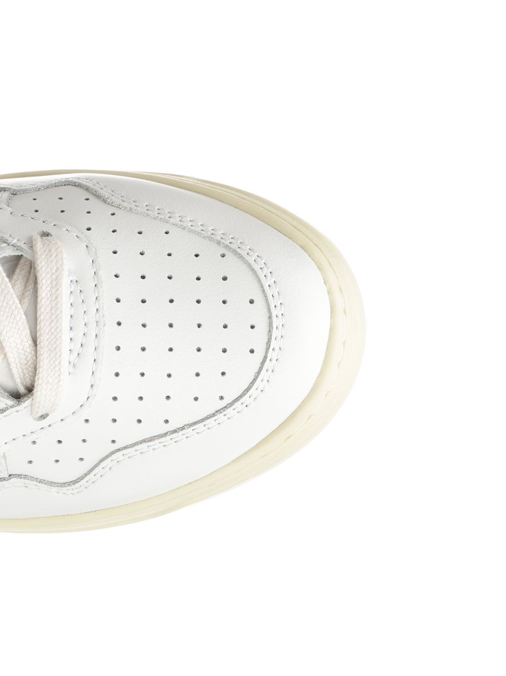 Autry Medalist Sneakers In White And Blue Leather In White