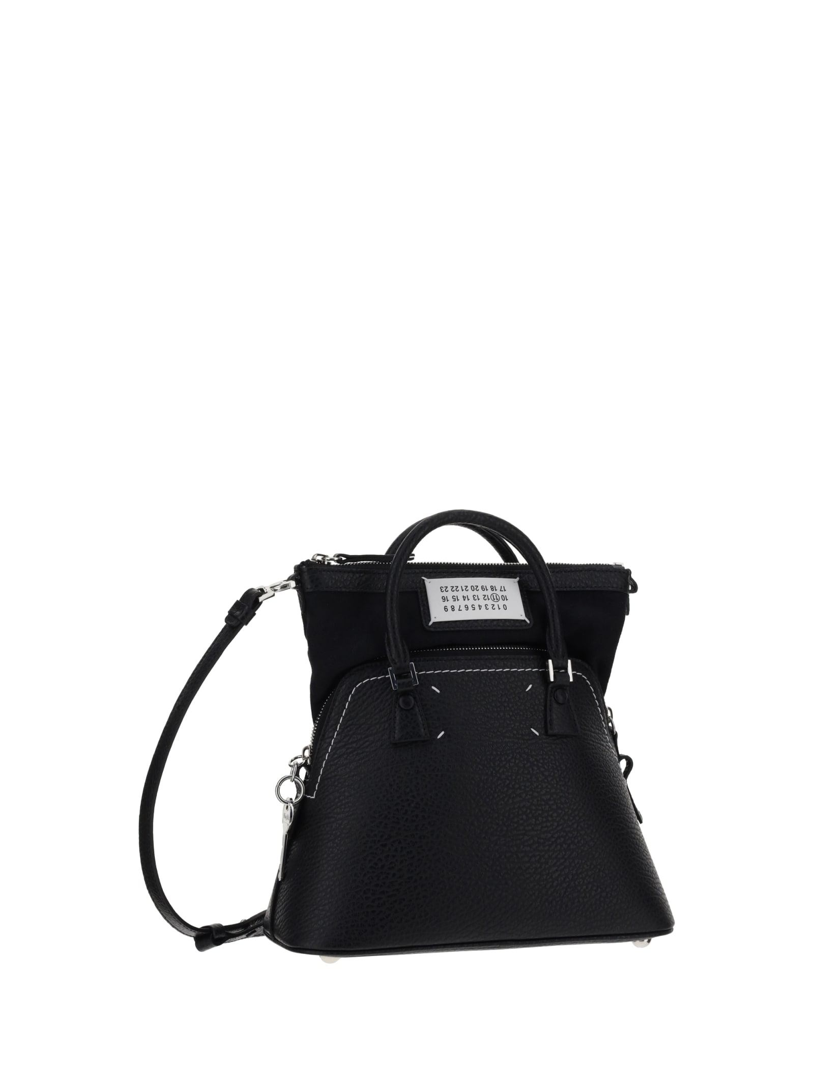 Shop Maison Margiela 5ac Handbag In Black