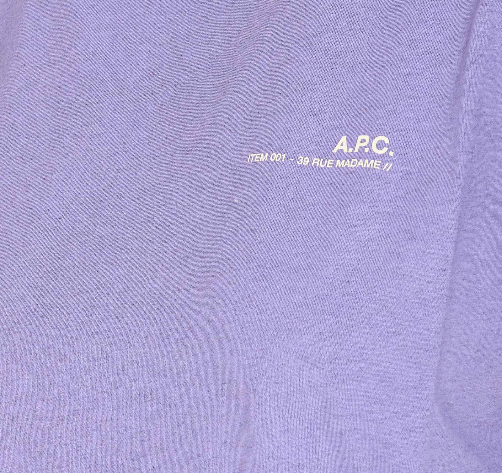 Shop Apc Item T-shirt In Purple