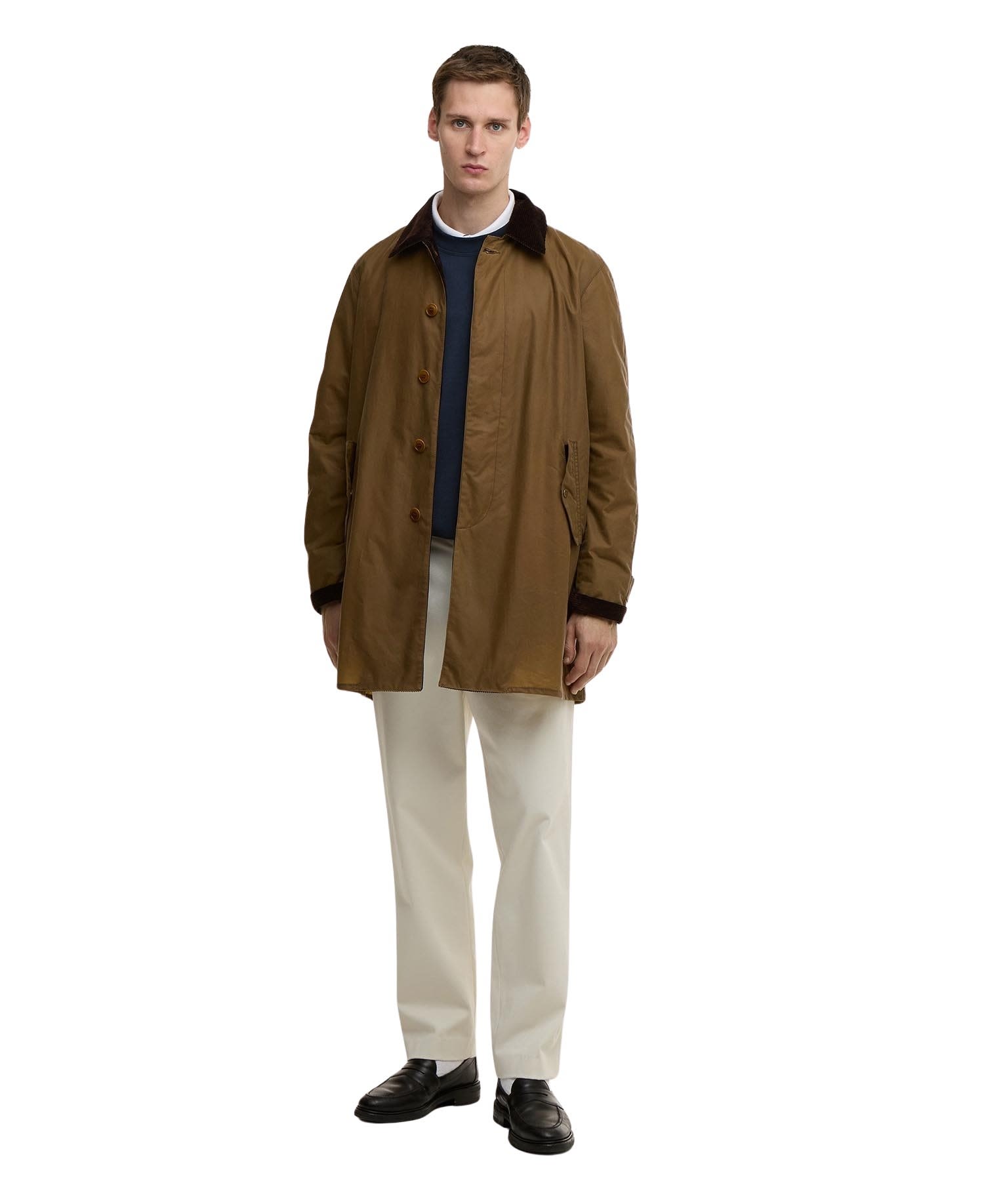 Baracuta X Barbour Tyne Waxed Coat Clothing In Brown