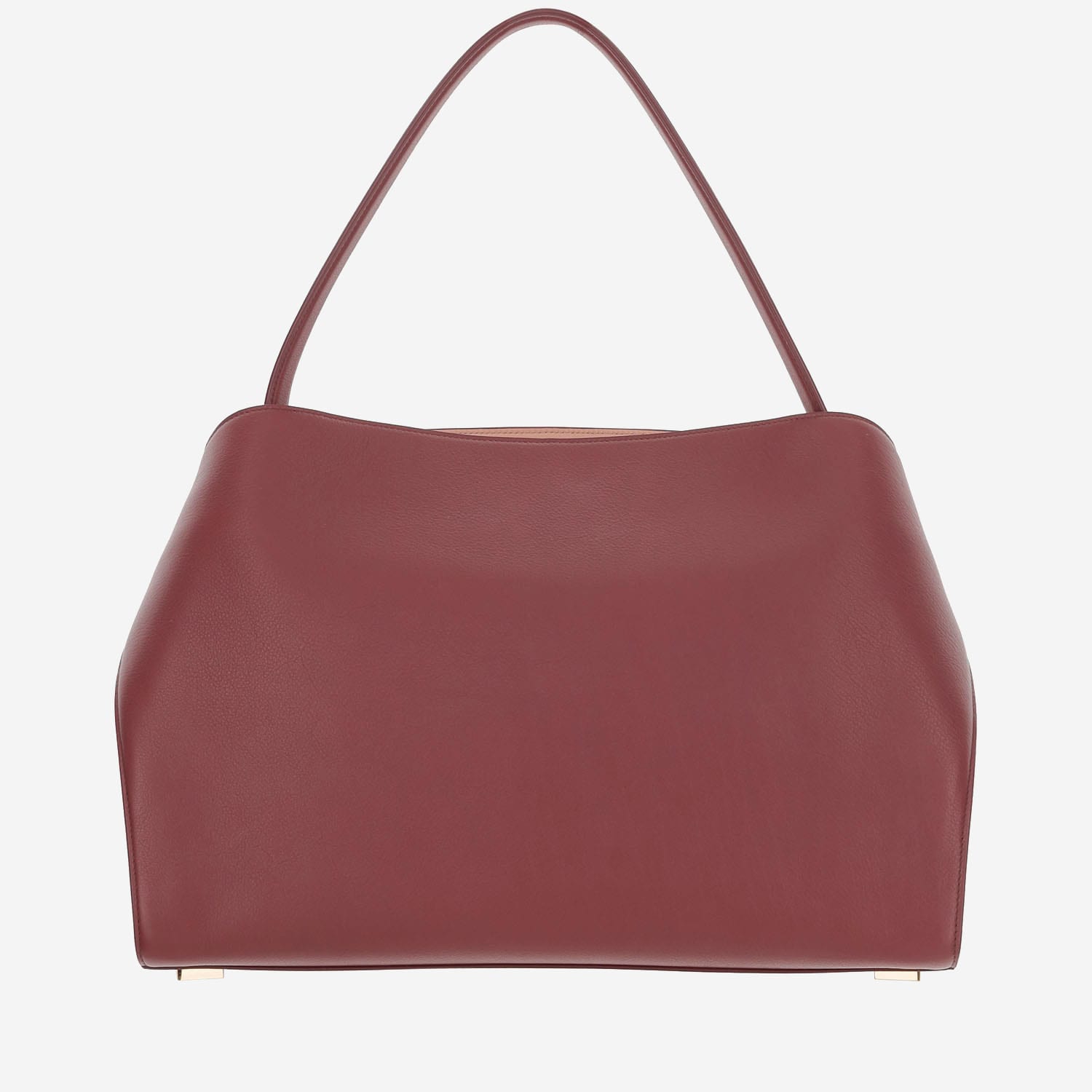 Shop Ferragamo Hug Soft Two-tone Large Shoulder Bag In Red