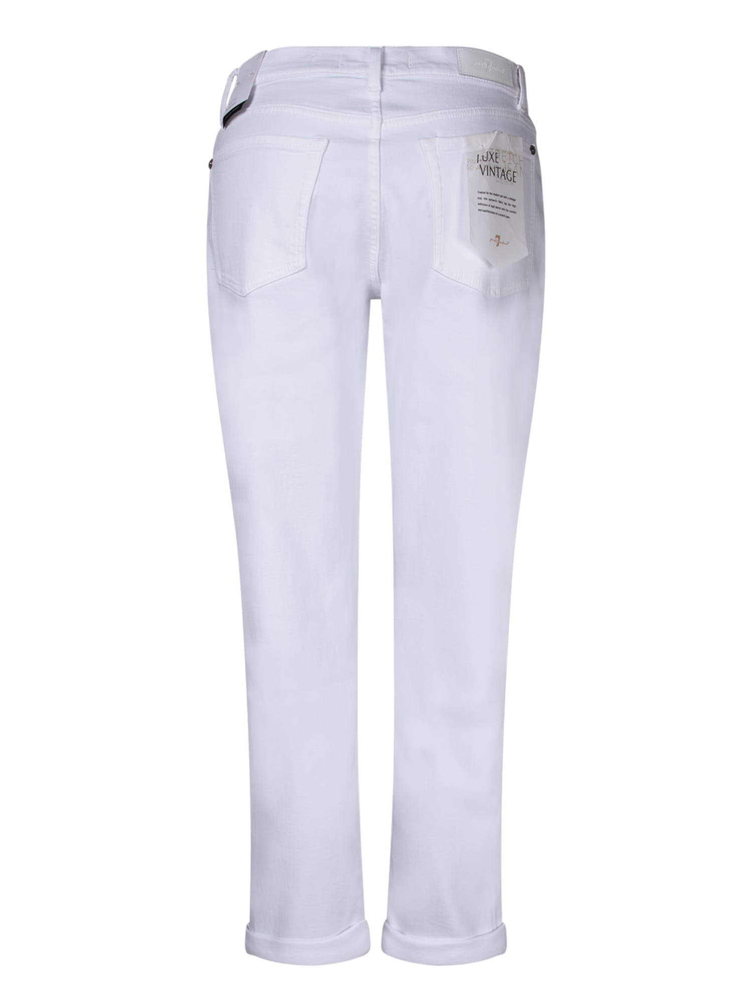 Shop 7 For All Mankind Josefina White Jeans By