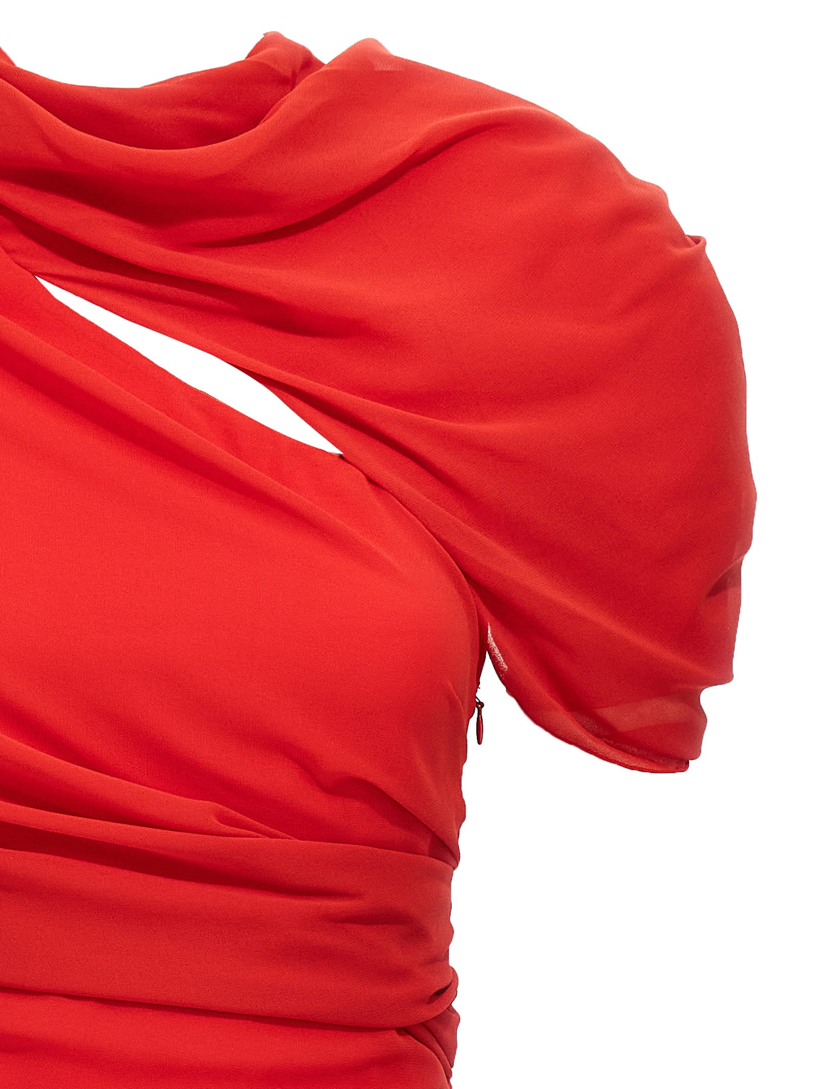 Jacquemus La Robe Castagna Dress In Red