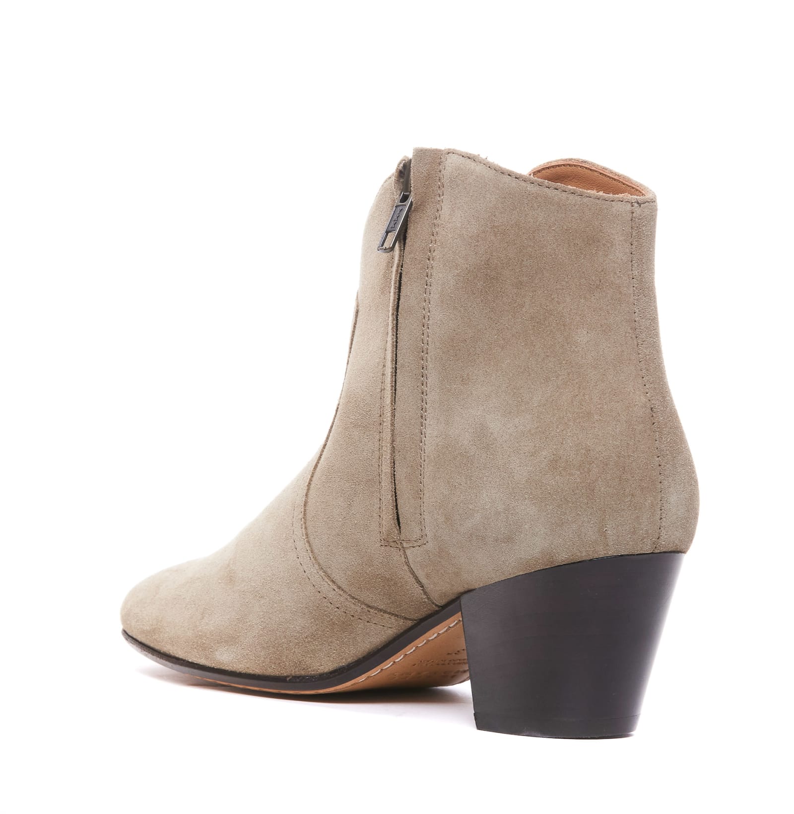 Shop Isabel Marant Dicket Ankle Boots In Beige