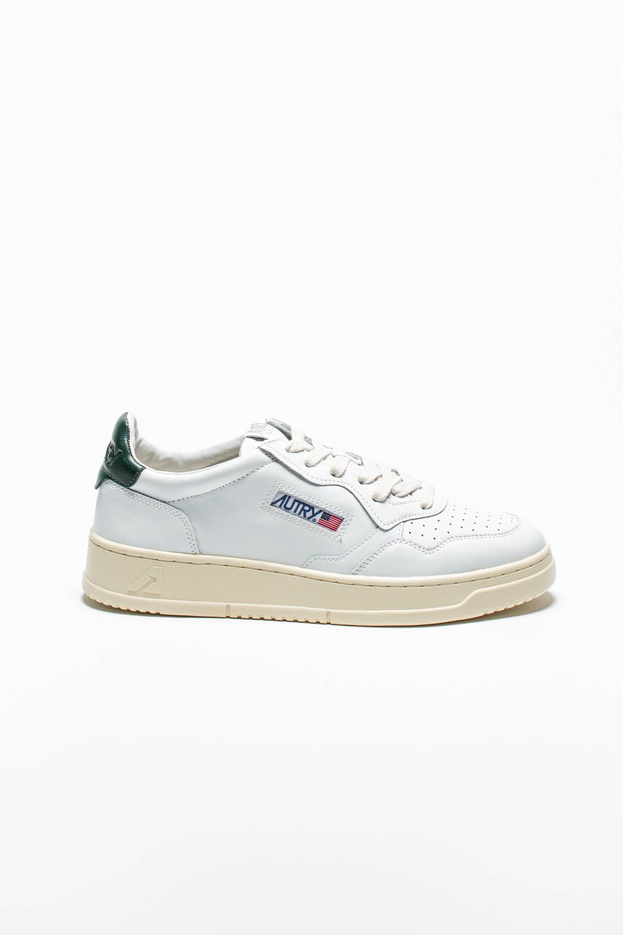 Autry Edalist Low Leather Sneakers In White