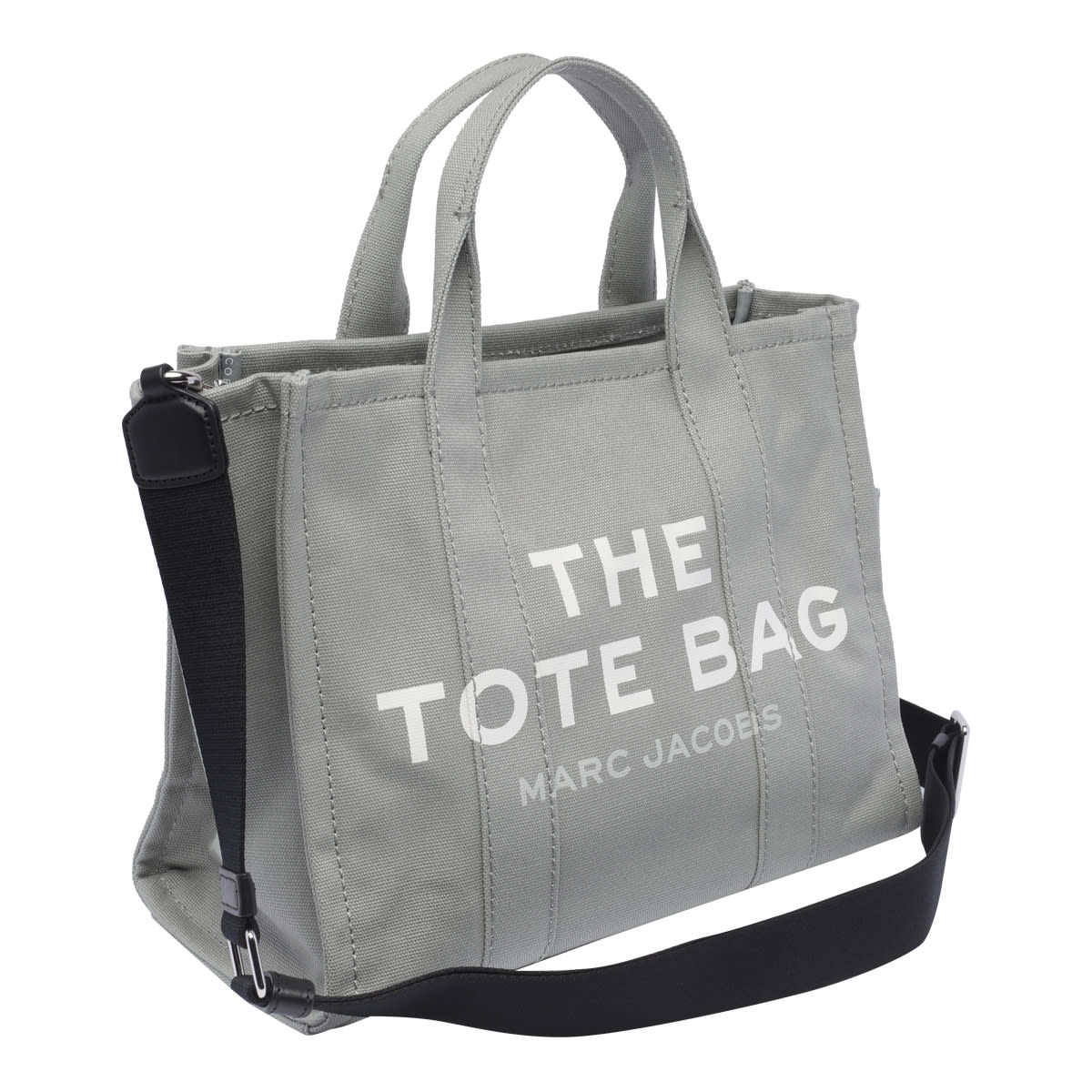 Shop Marc Jacobs The Medium Tote Bag In Grey