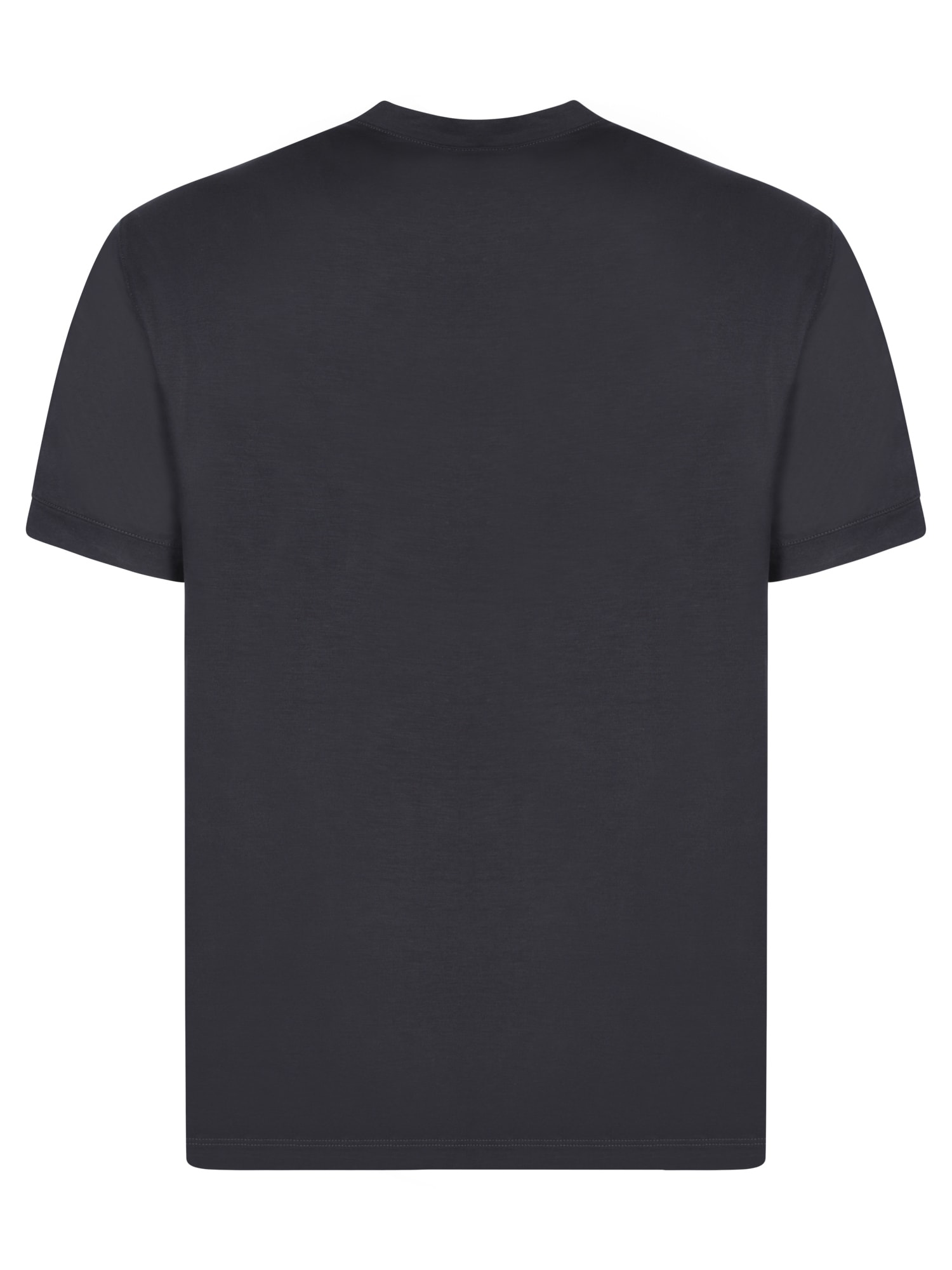 Shop Giorgio Armani Black Logo T-shirt