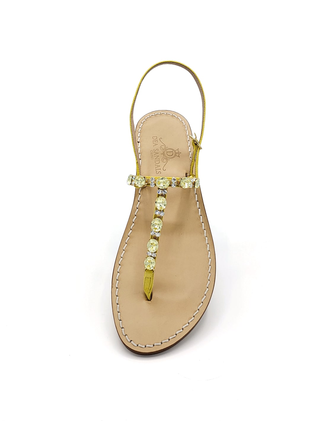 Capri Axel Jewel Sandals Positano Yellow