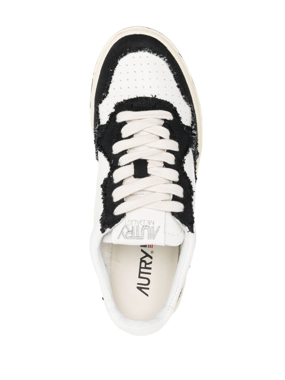 Autry Medalist Leather Sneakers In Multi