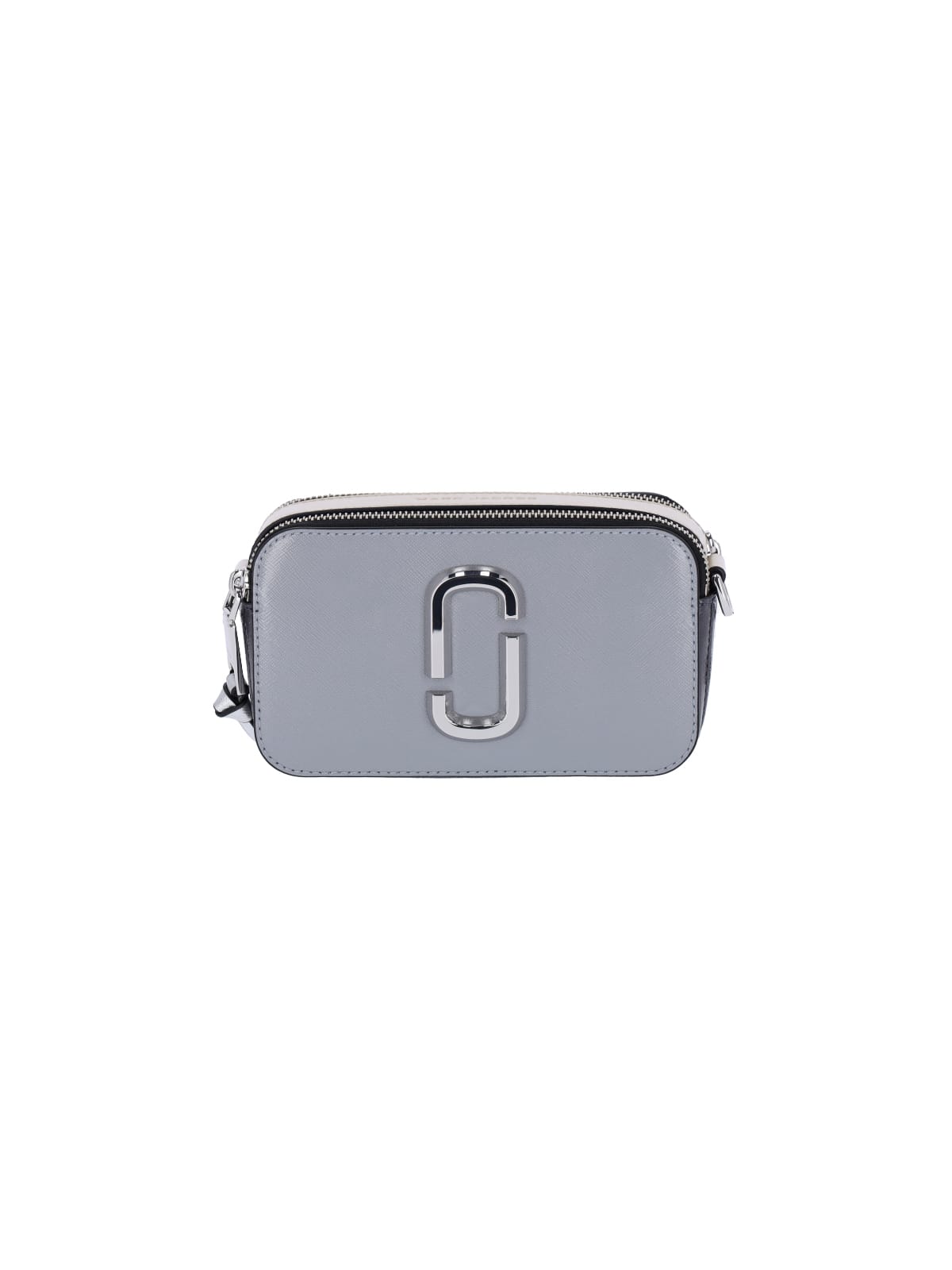 Shop Marc Jacobs The Snapshot Crossbody Bag In Gray