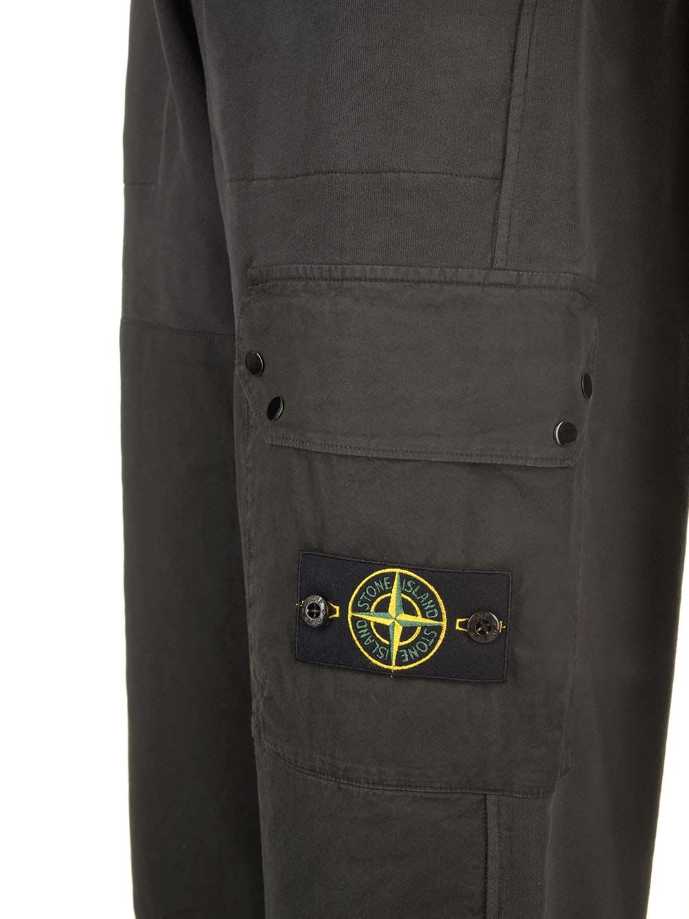 Shop Stone Island Jogging Trousers In Grey