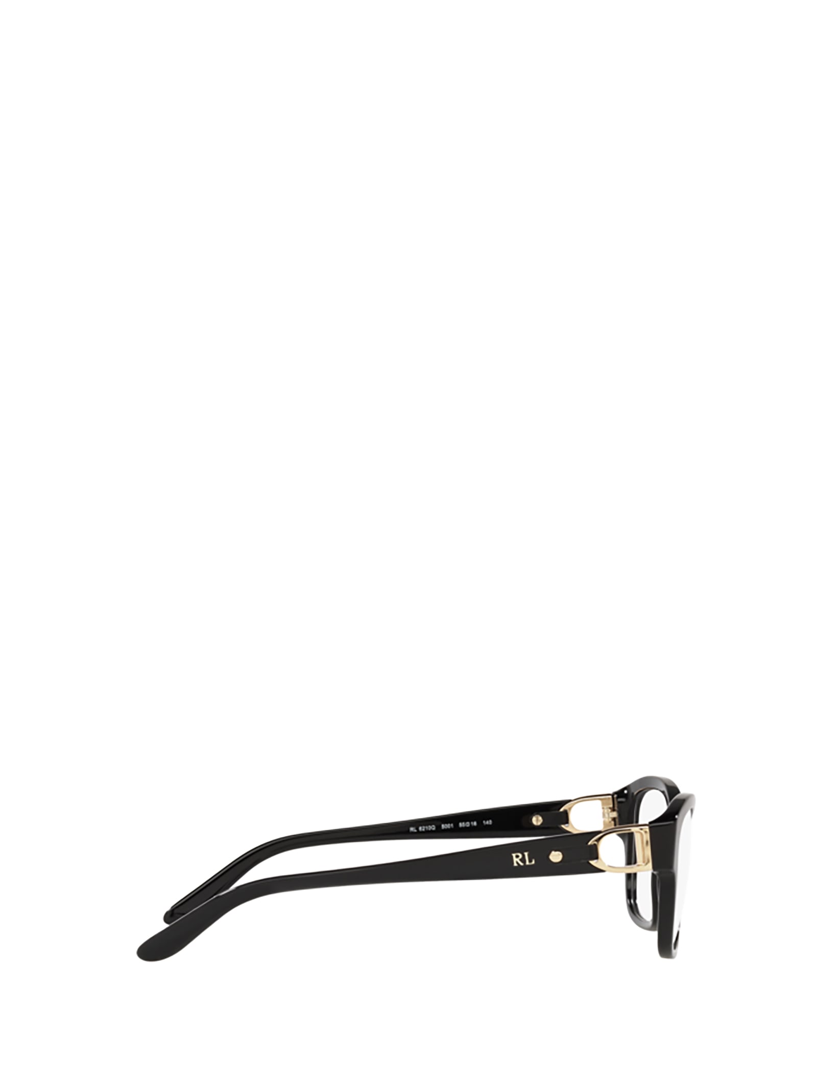 Shop Ralph Lauren Rl6210q Shiny Black Glasses