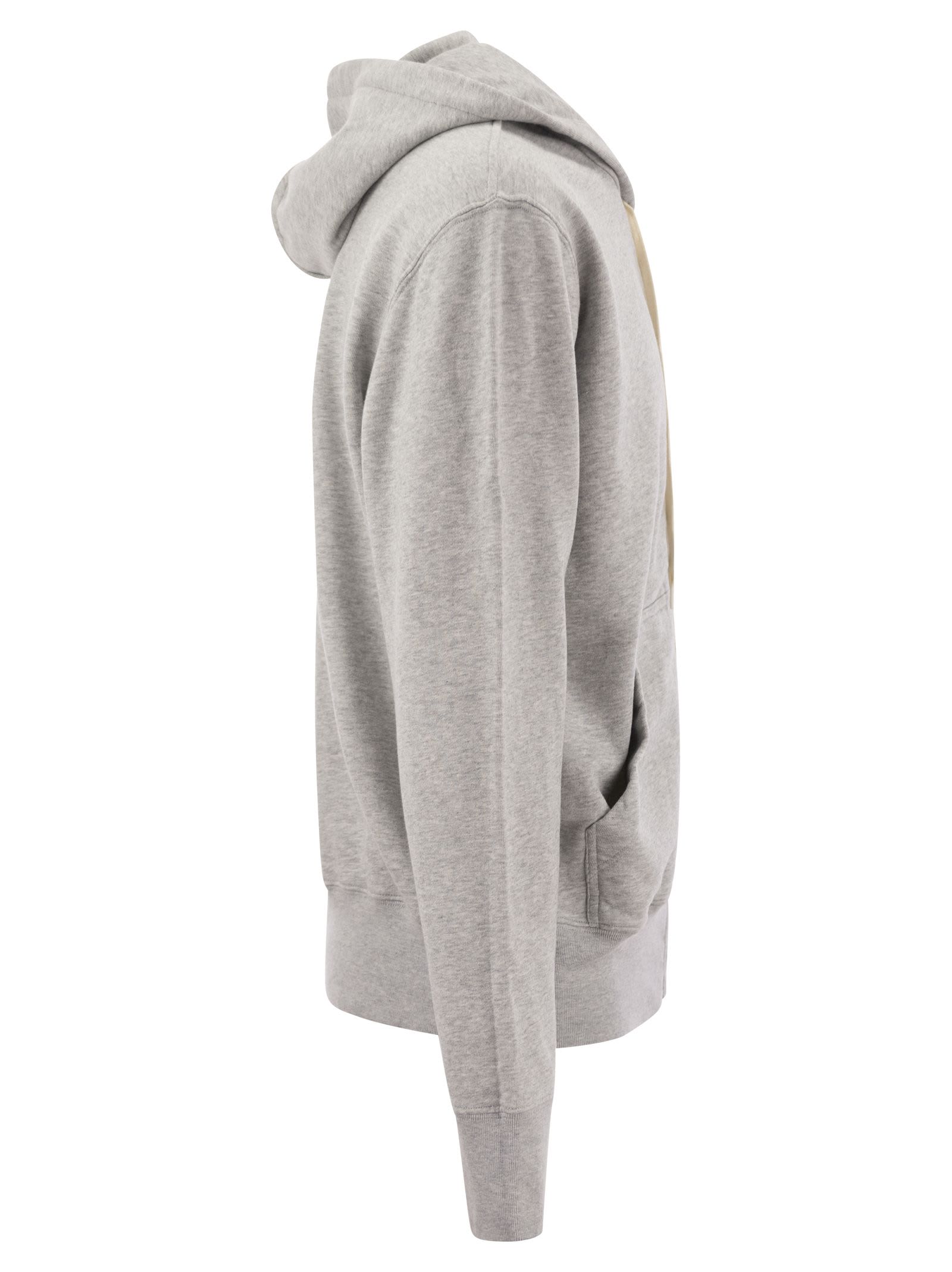 Shop Autry Zip And Hoodie In Grey