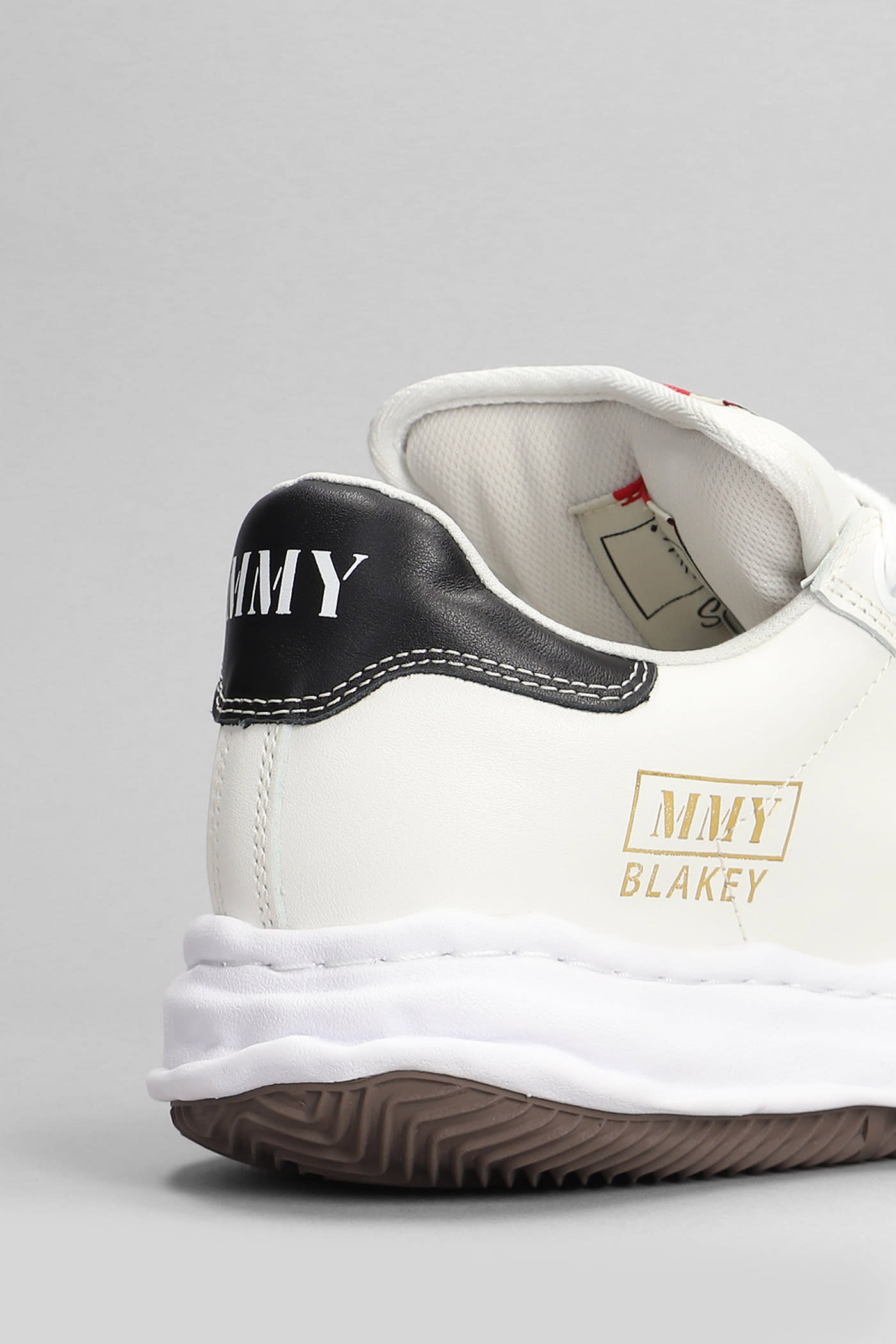 Miharayasuhiro Blakey Leather Low-top Sneakers In White