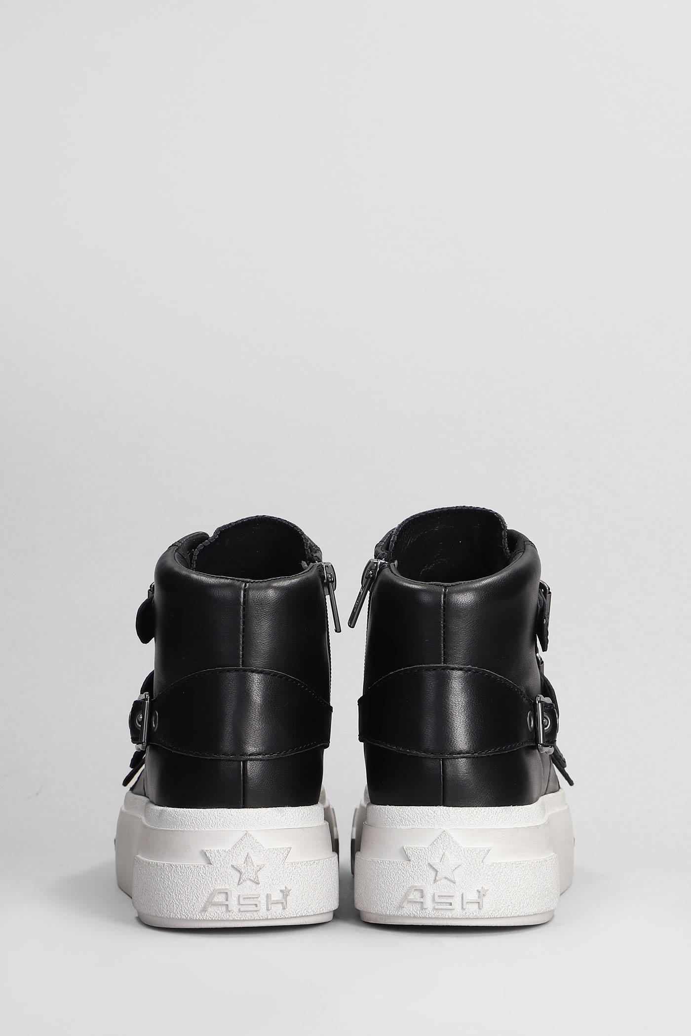 Shop Ash Starmoon Sneakers In Black Leather