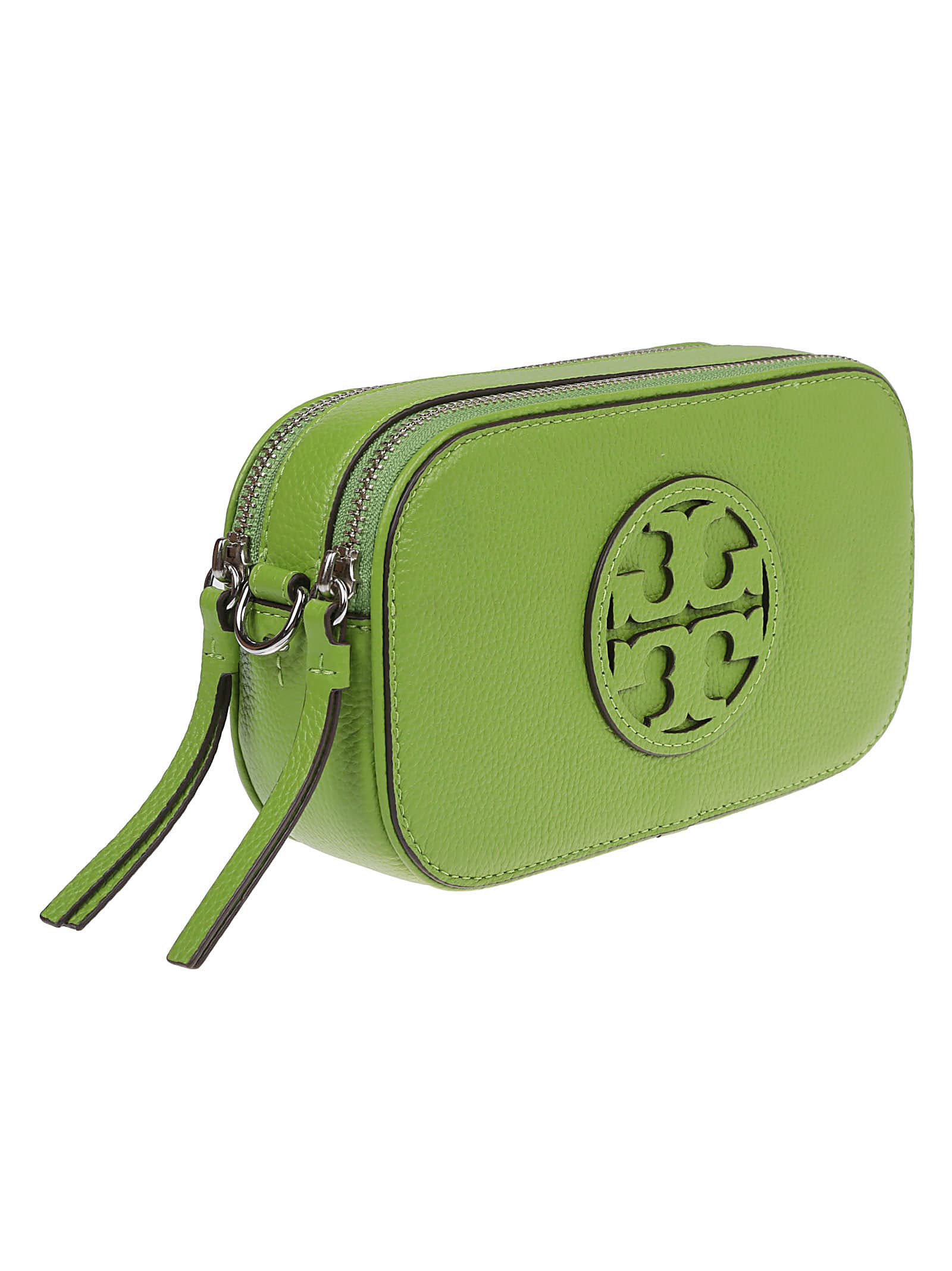 Tory Burch Mini Miller Crossbody Bag - Wheat Grass/Silver