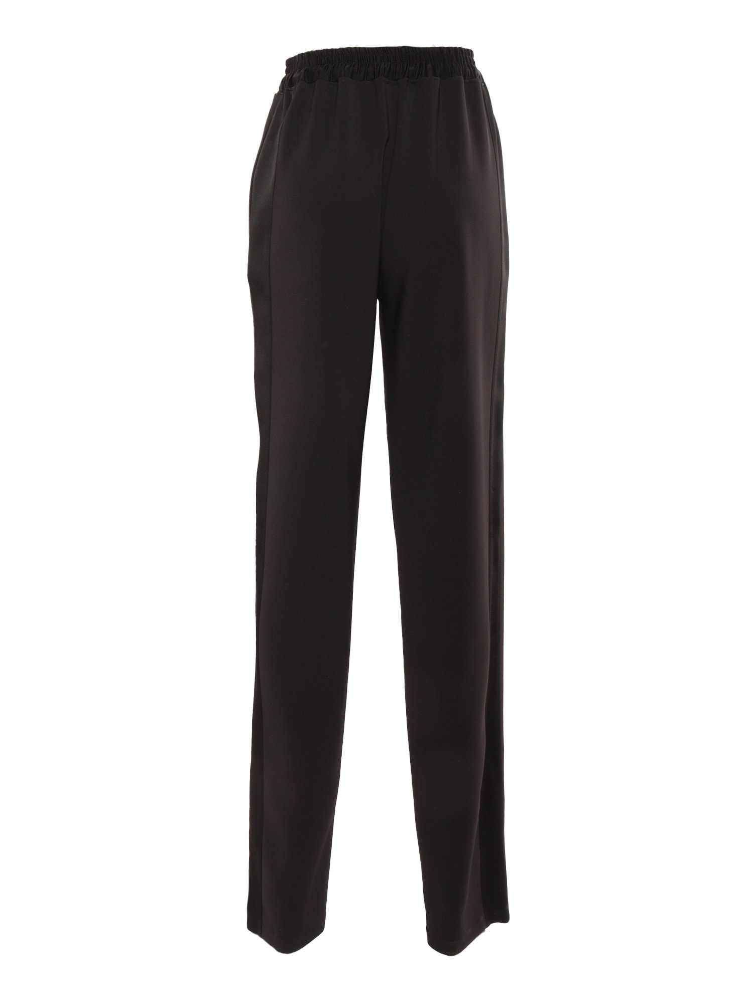 Shop Elisabetta Franchi Trousers In Black