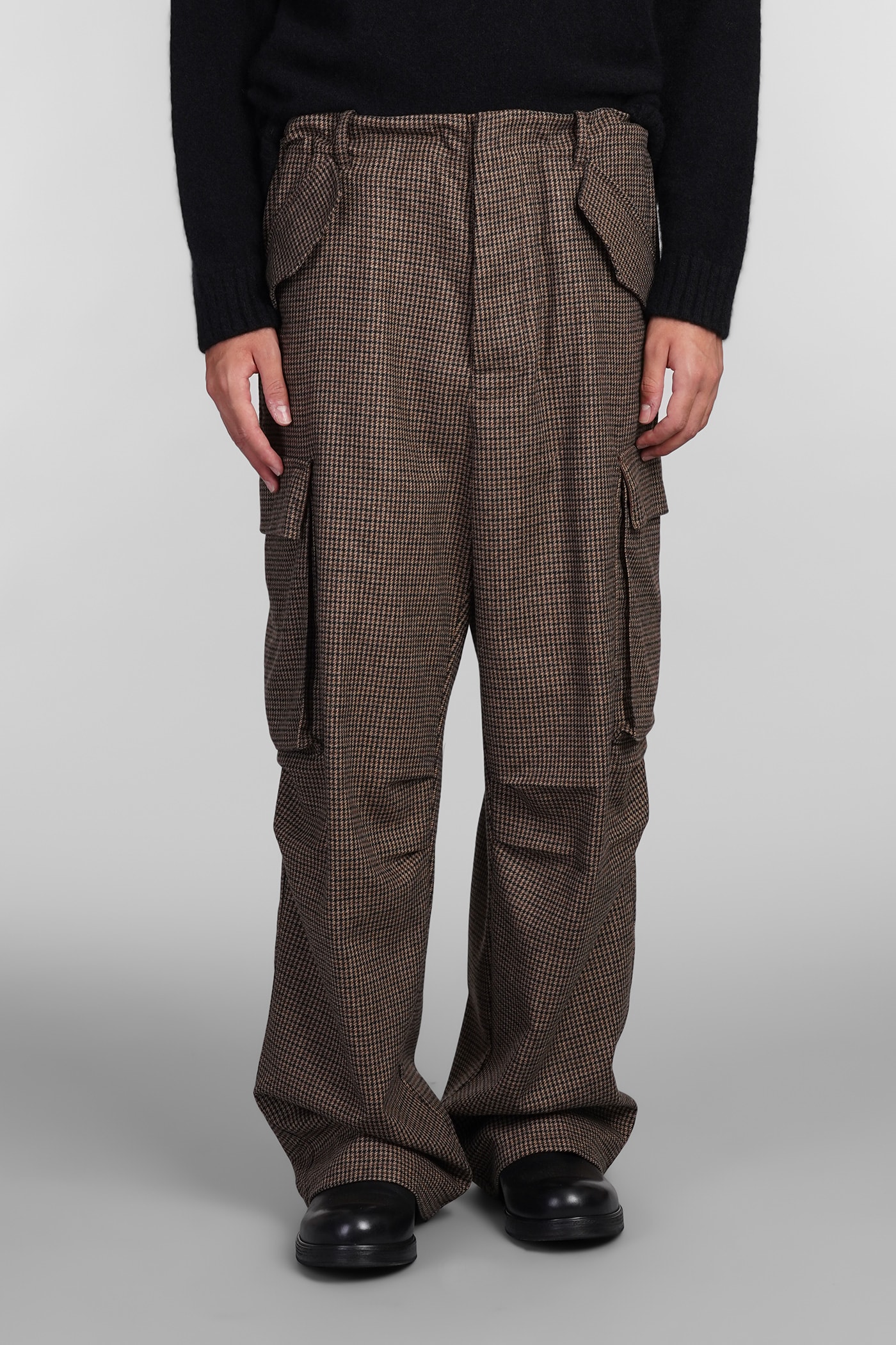 Pants In Brown Polyester