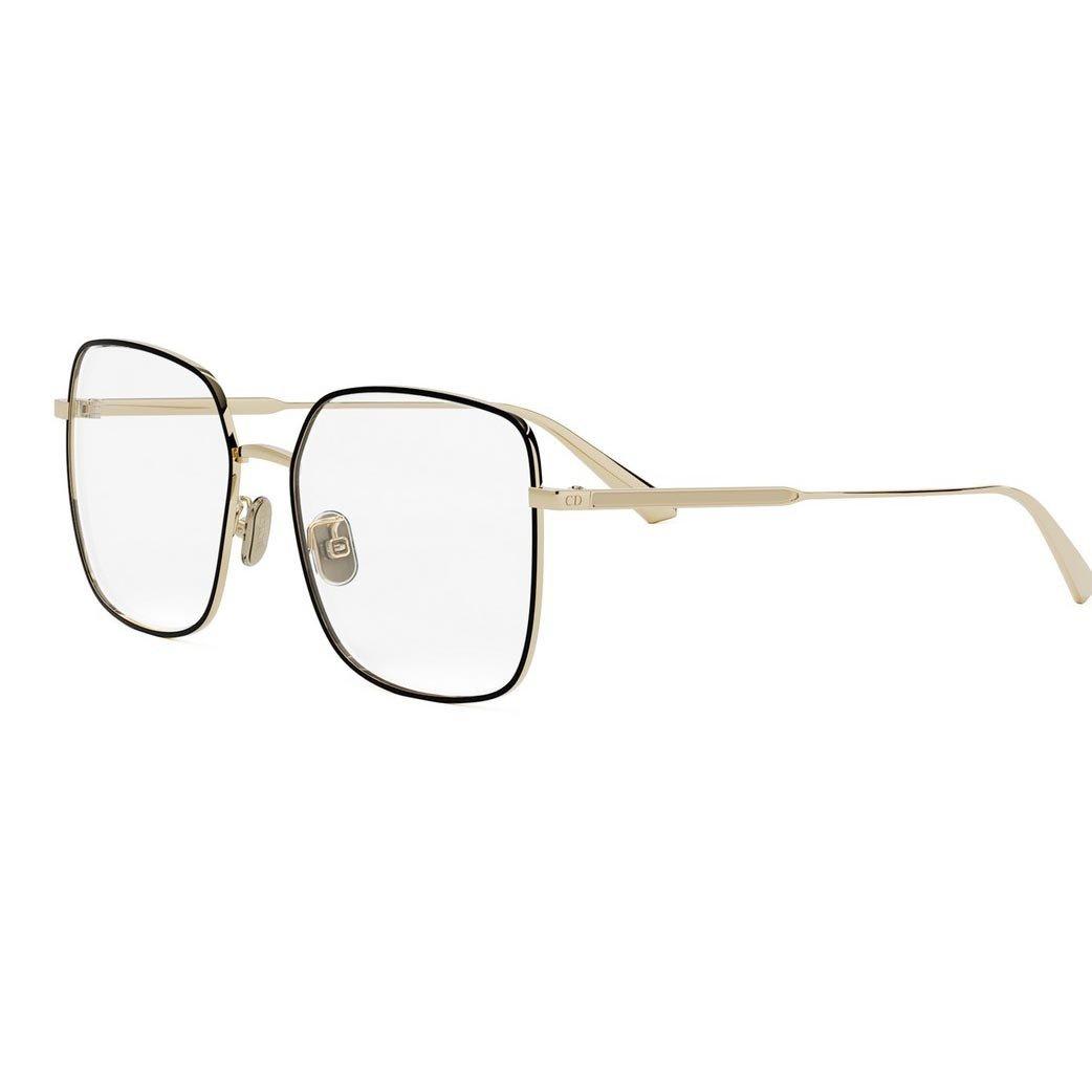 Shop Dior Square Frame Glasses In 031 - Yellow