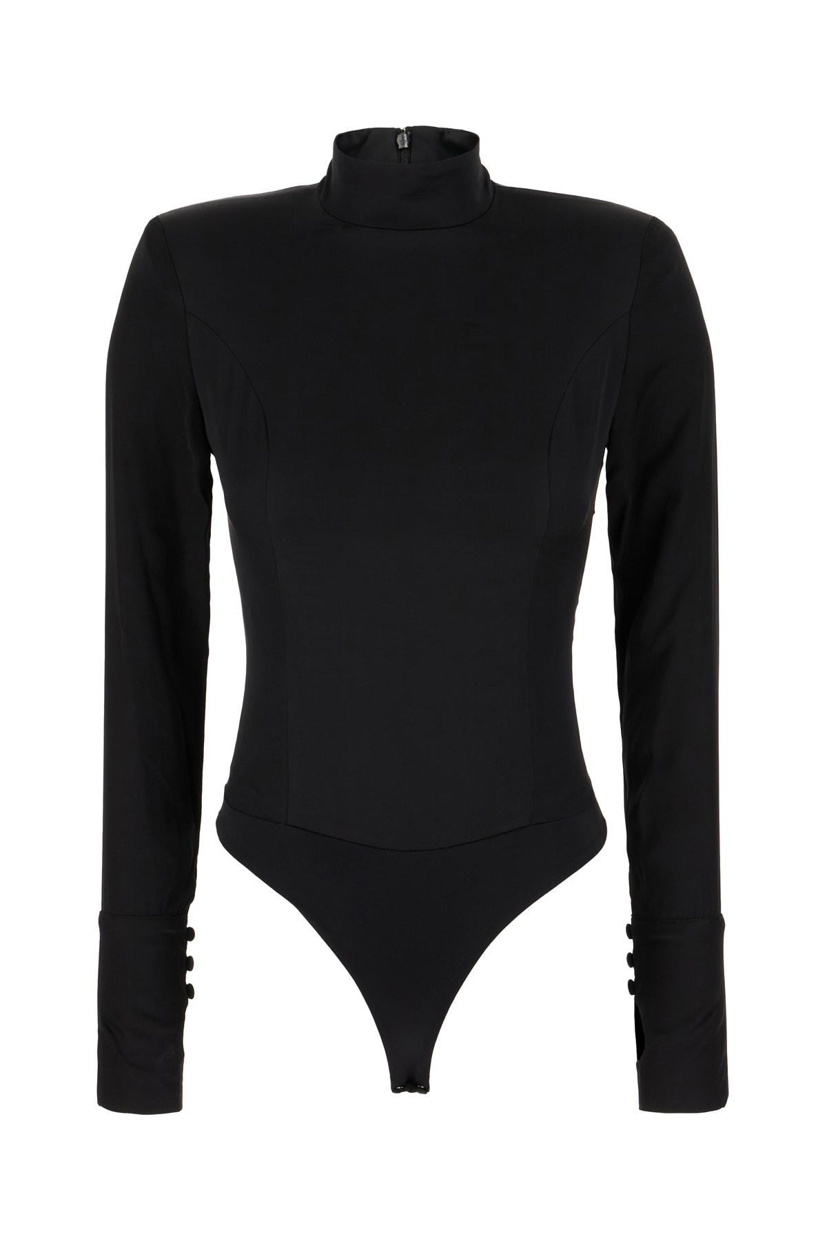 Black Viscose Bodysuit