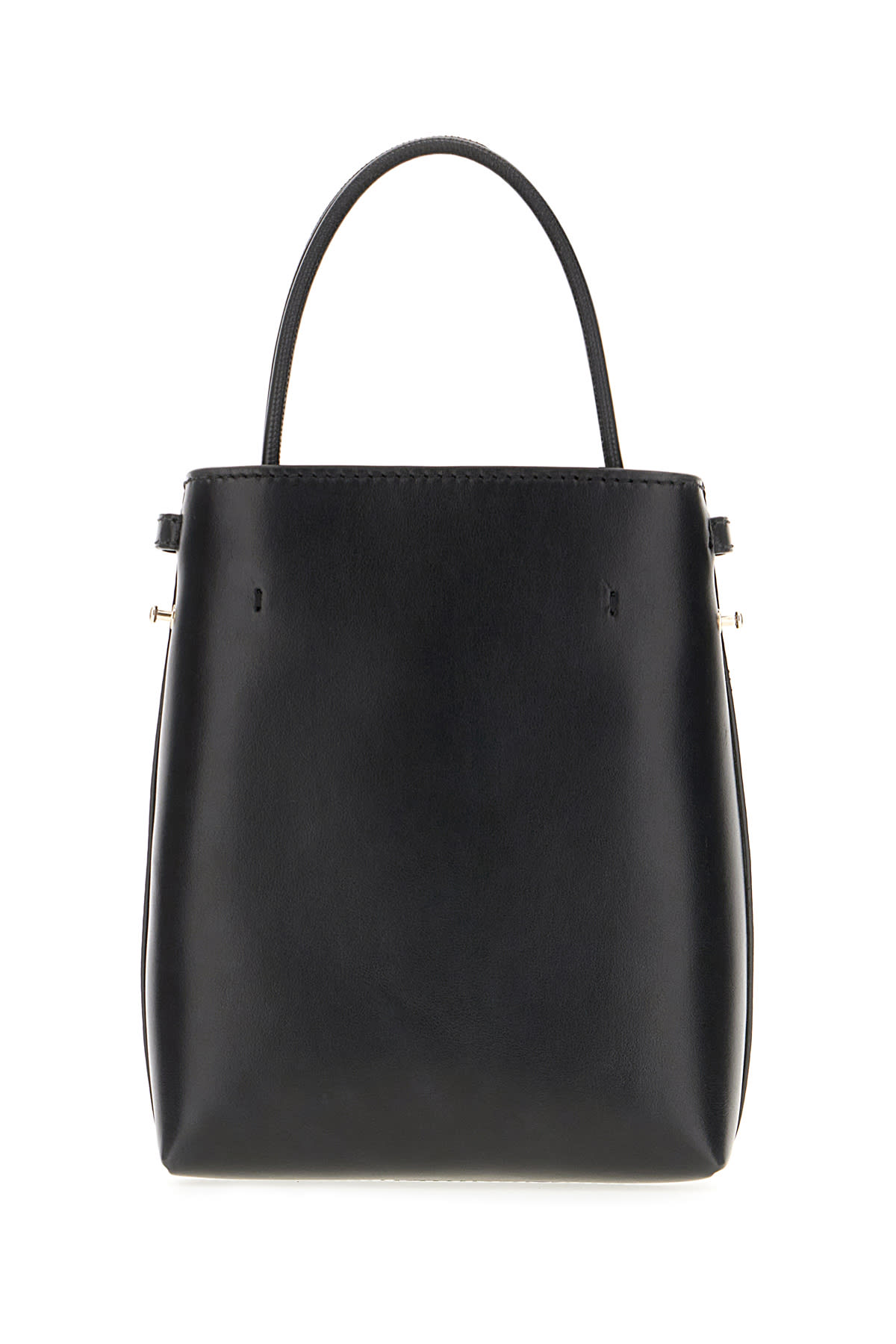 Shop Chloé Black Leather Handbag In 001