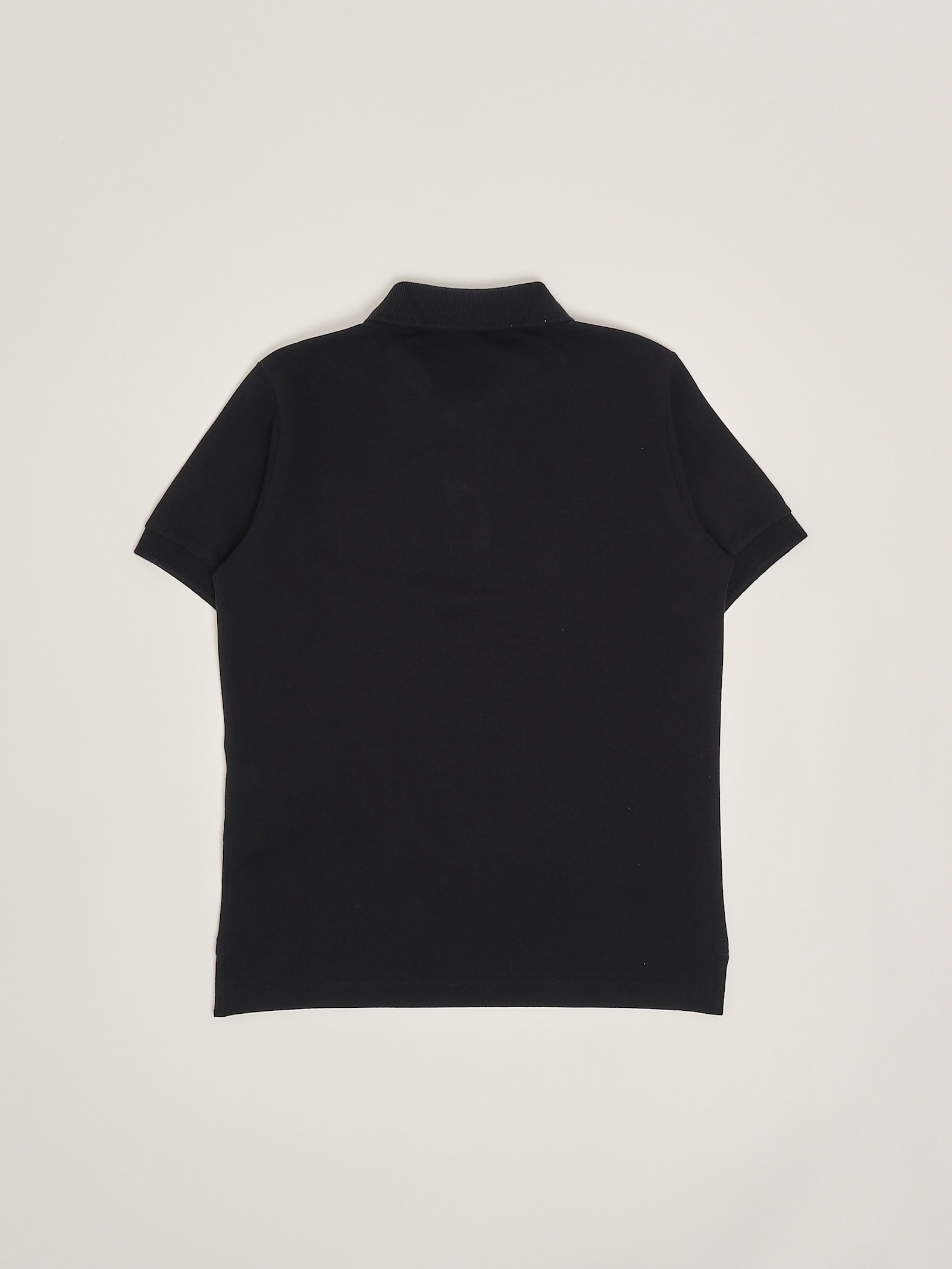Stone Island Compass-patch Piqué Polo Shirt In Blu