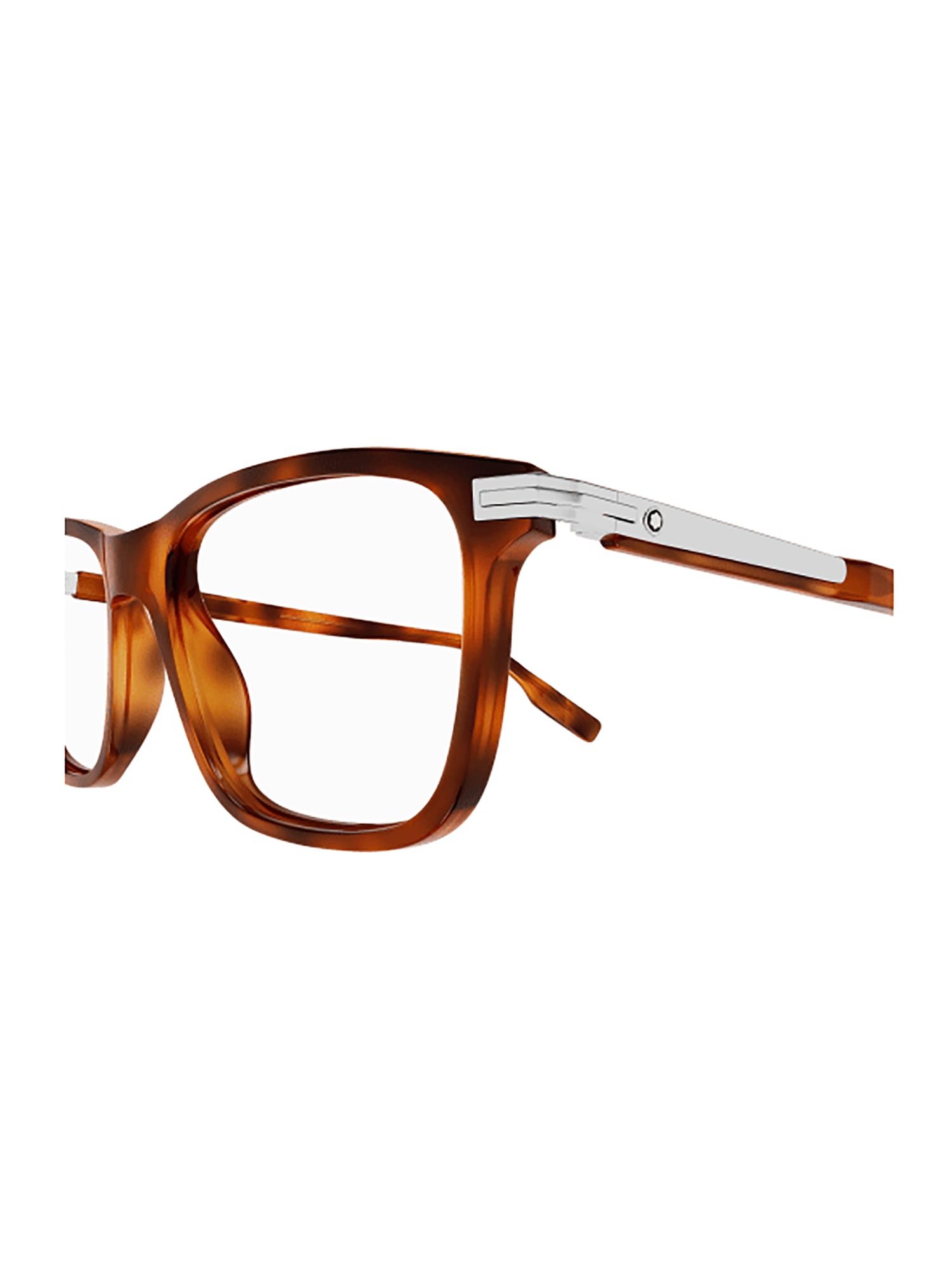 Shop Montblanc Mb0277o Eyewear In Havana Havana Transpa