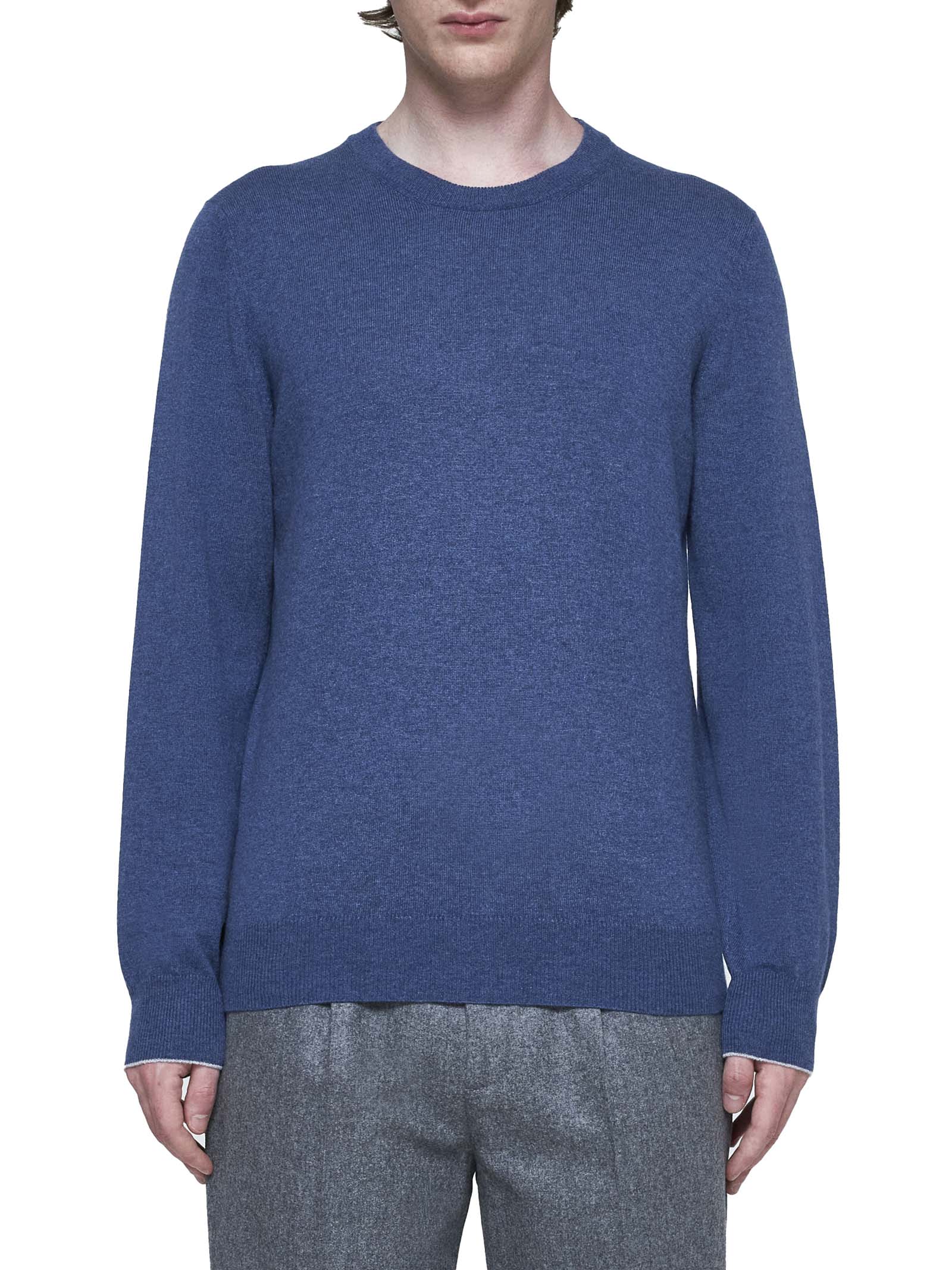 Shop Brunello Cucinelli Sweater In Astrale