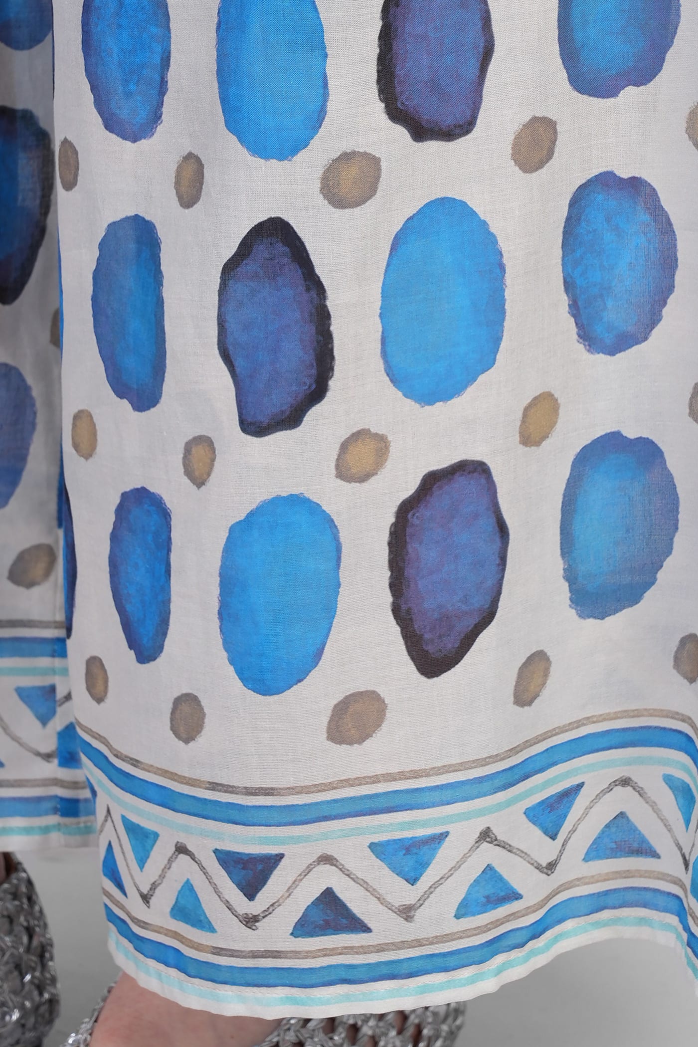 Holy Caftan Pan Pants In Grey Cotton
