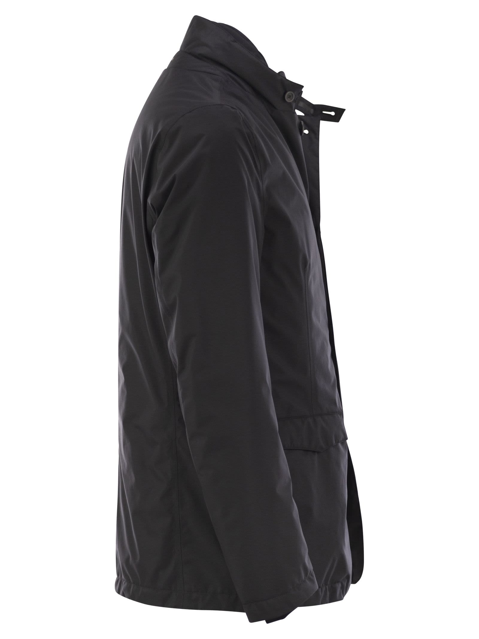 Shop Herno 2-layer Goretex Laminar Blazer In Black