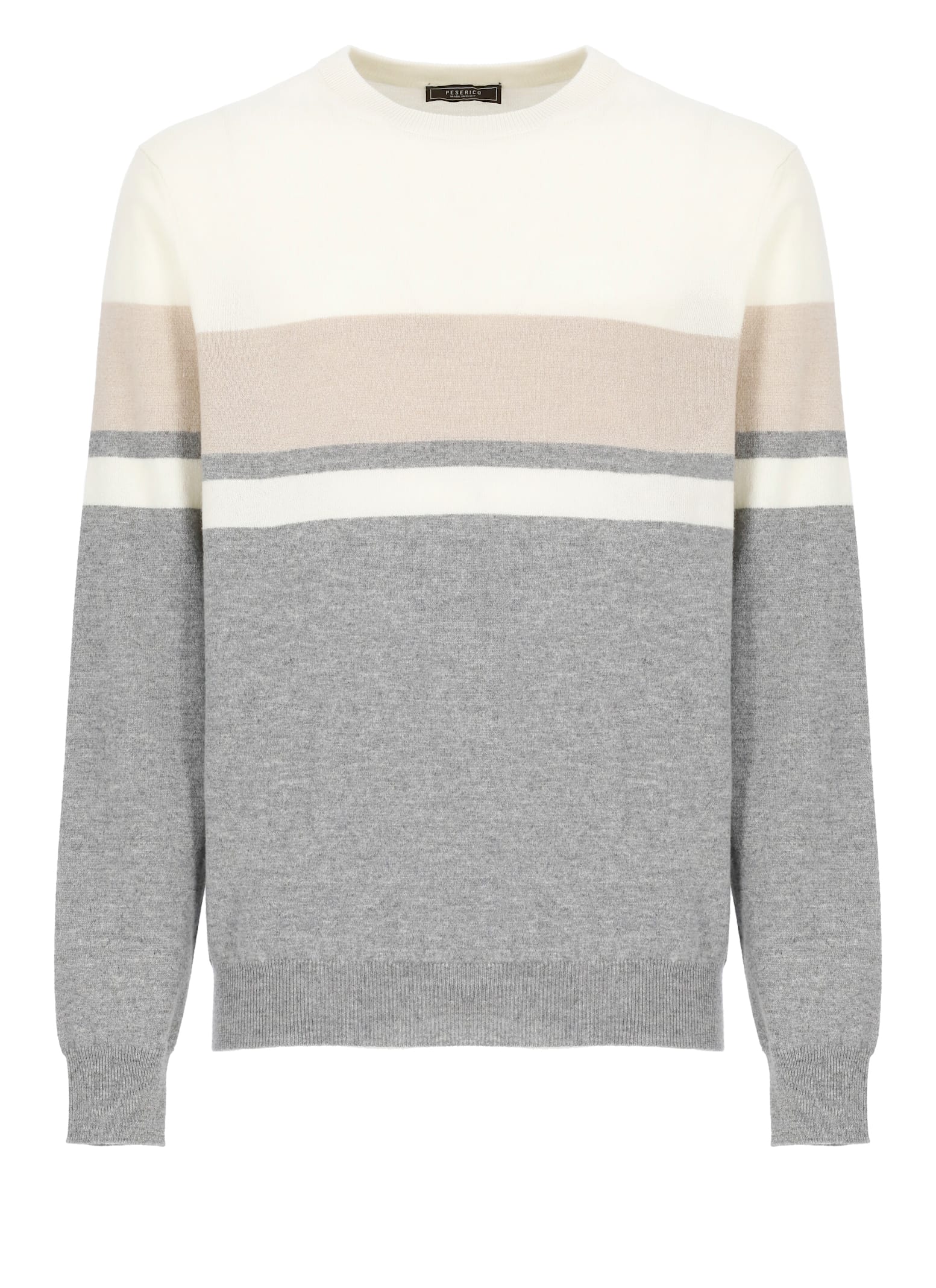 Shop Peserico Wool And Cashmere Sweater In Multicolour