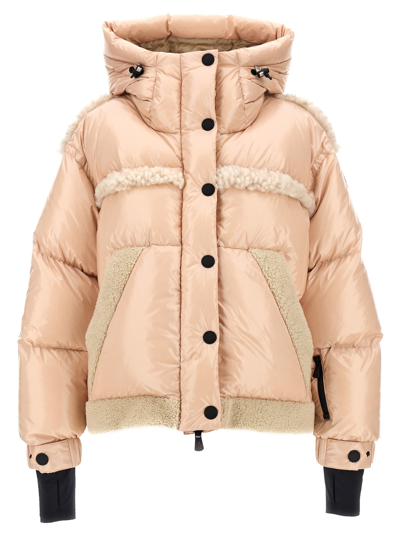 Shop Moncler Eibsee Down Jacket In Pink