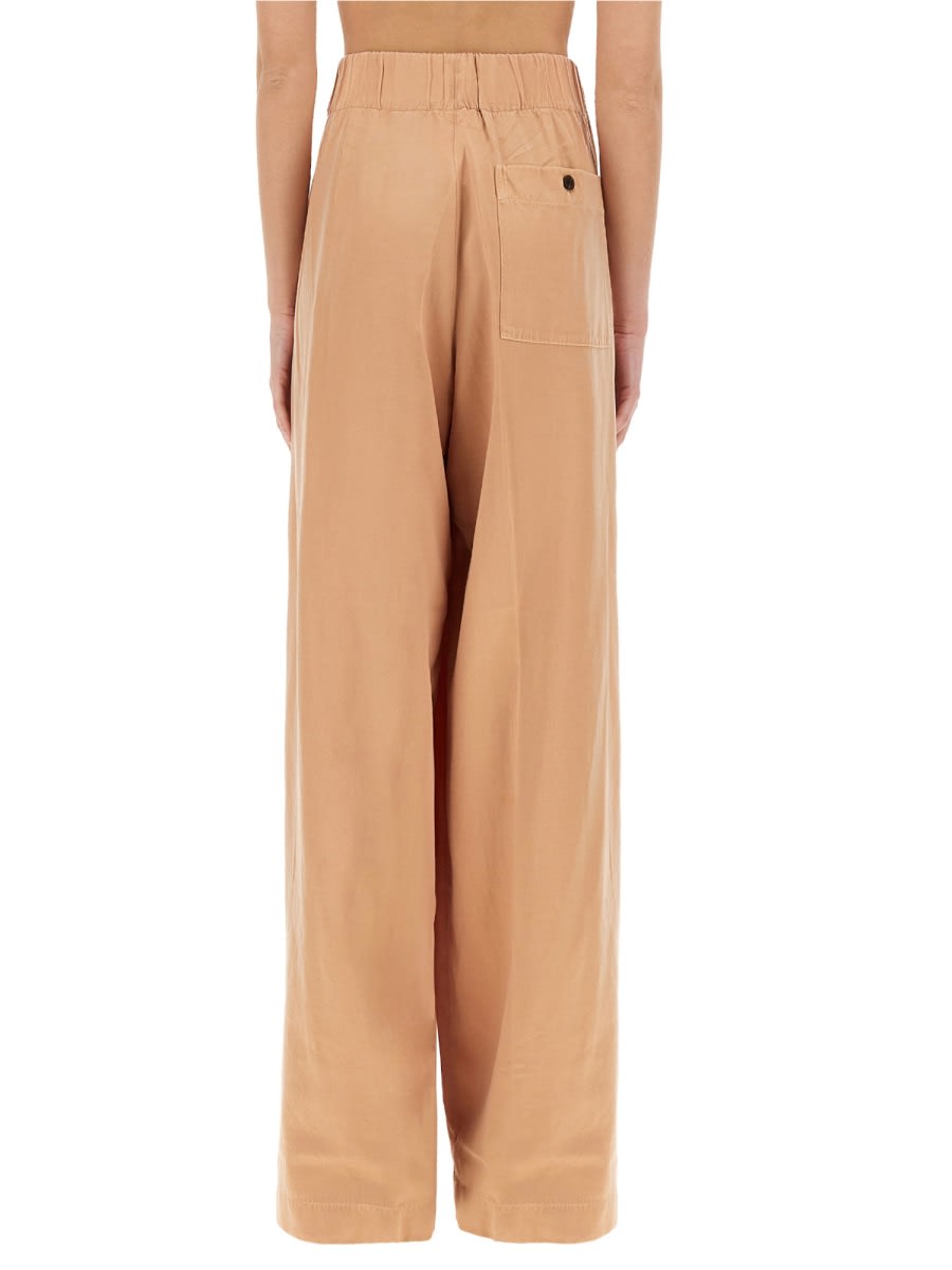 Dries Van Noten Women Salmon Cupro Blend Pila Wide-leg Pant