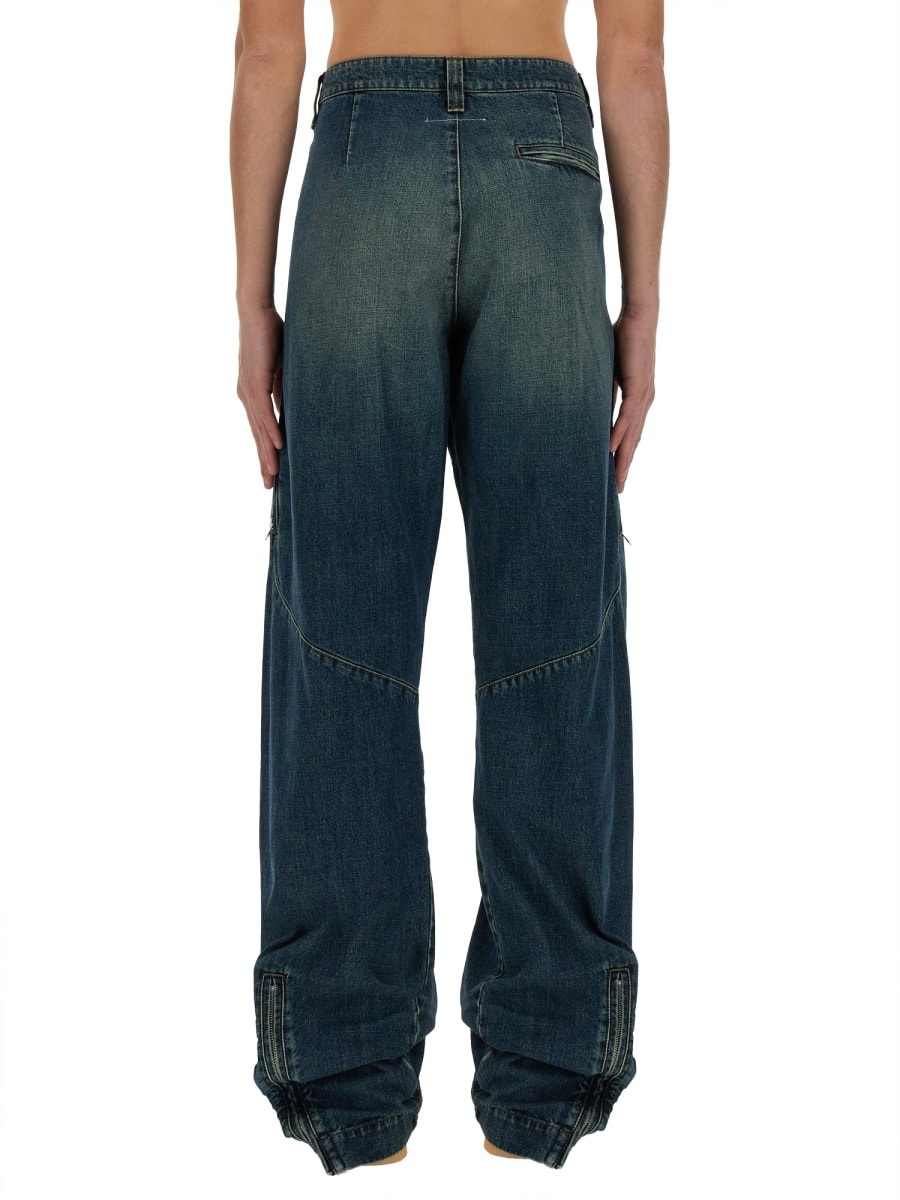 Shop Mm6 Maison Margiela Denim Pants