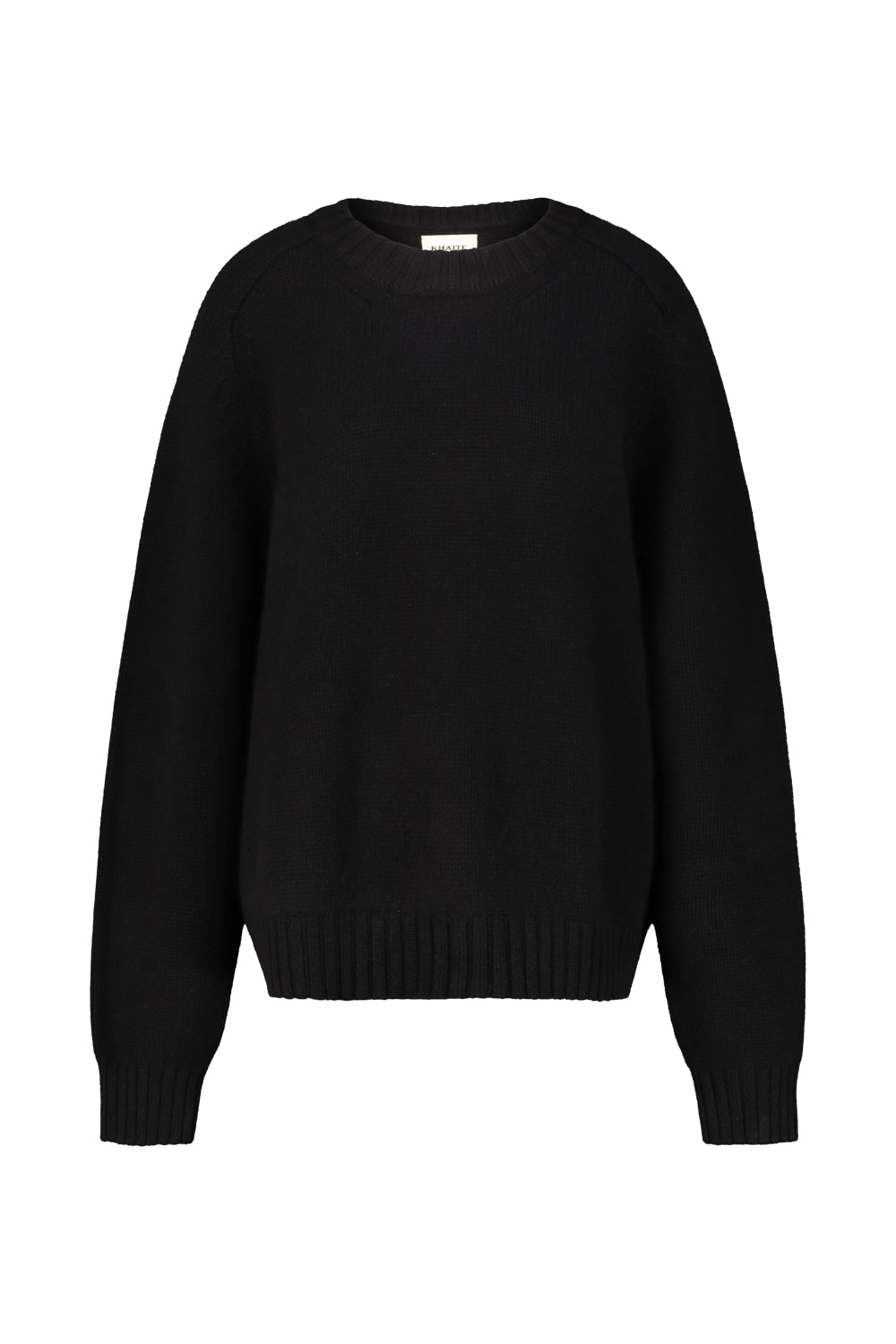 Khaite Maglione Mae In Cashmere Nero Donna In Black