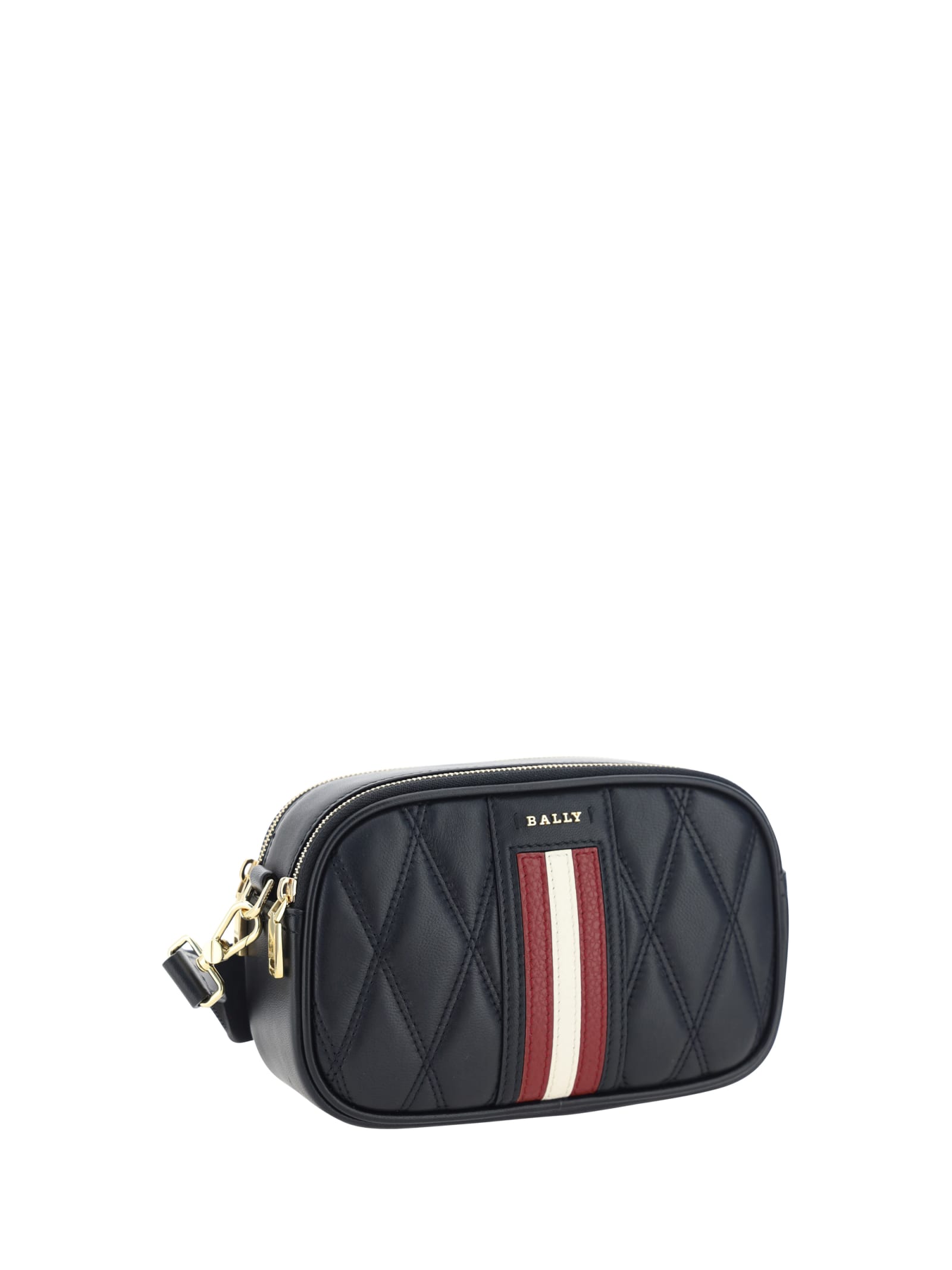 Bally Diamond Mini Shoulder Bag In Black