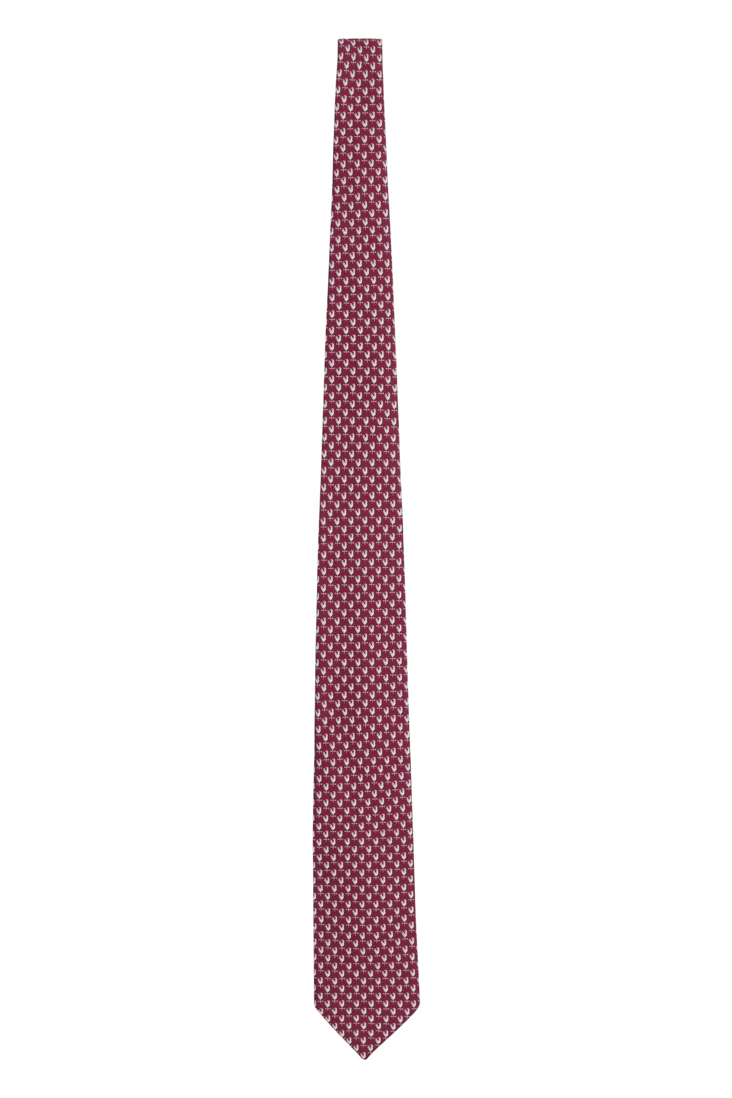 Salvatore Ferragamo Printed Silk Tie