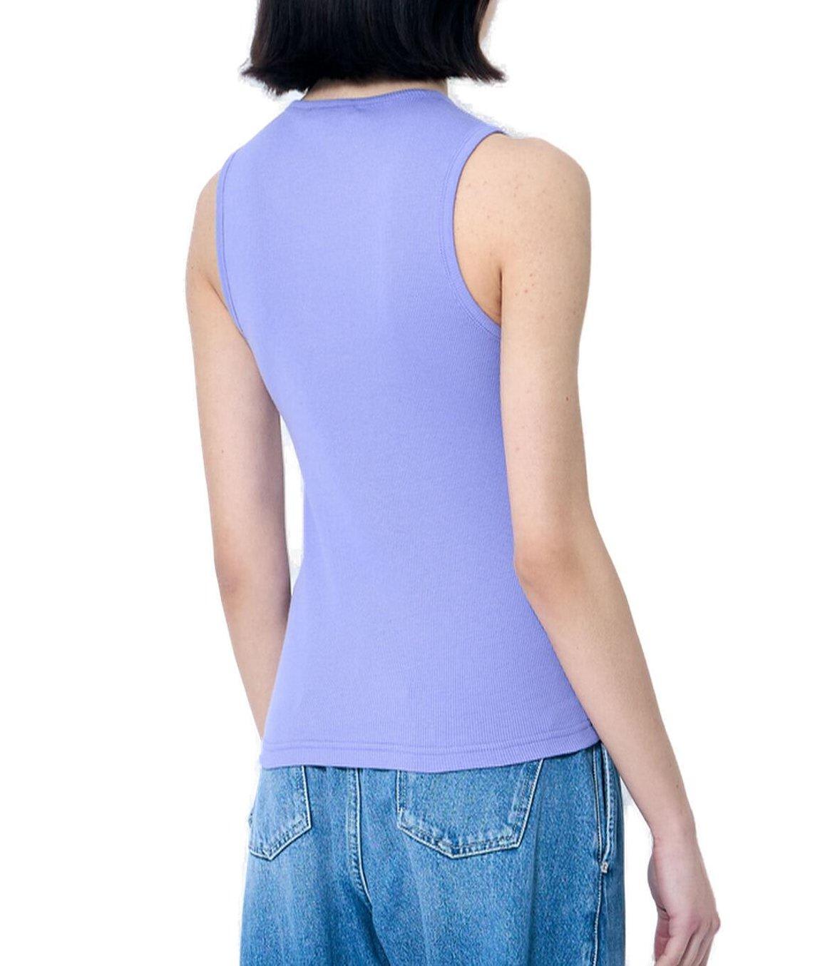 Jw Anderson Women's Anchor Jwa Logo Tank Top In Lilac