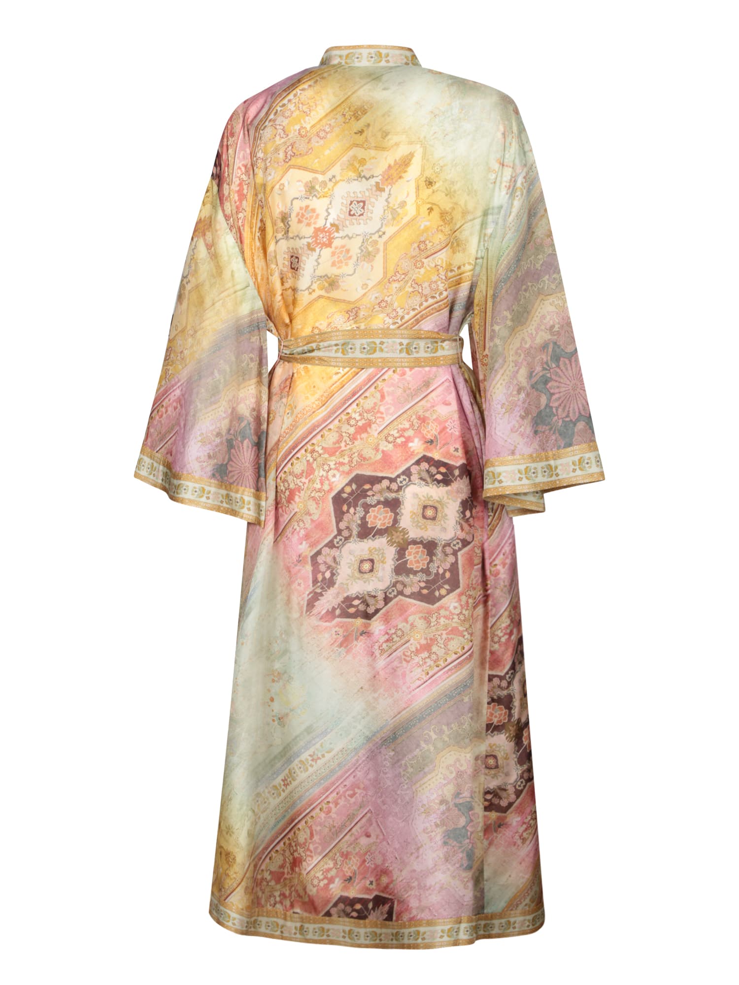Shop Zimmermann Tallow Midi Multicolor Dress