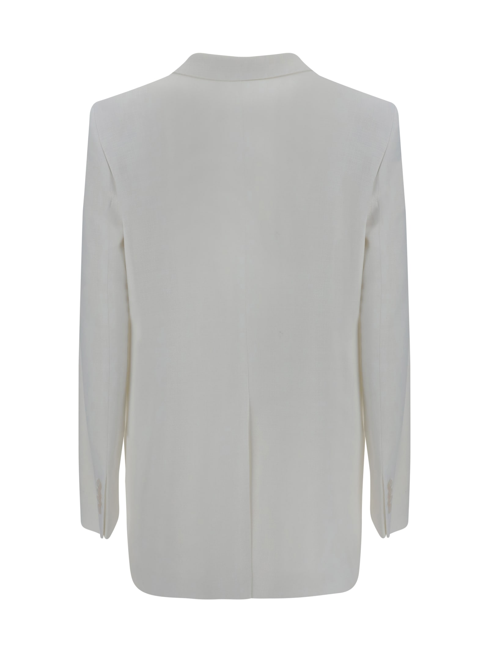Shop Tagliatore Jasmine Blazer Jacket In 800 Bianco